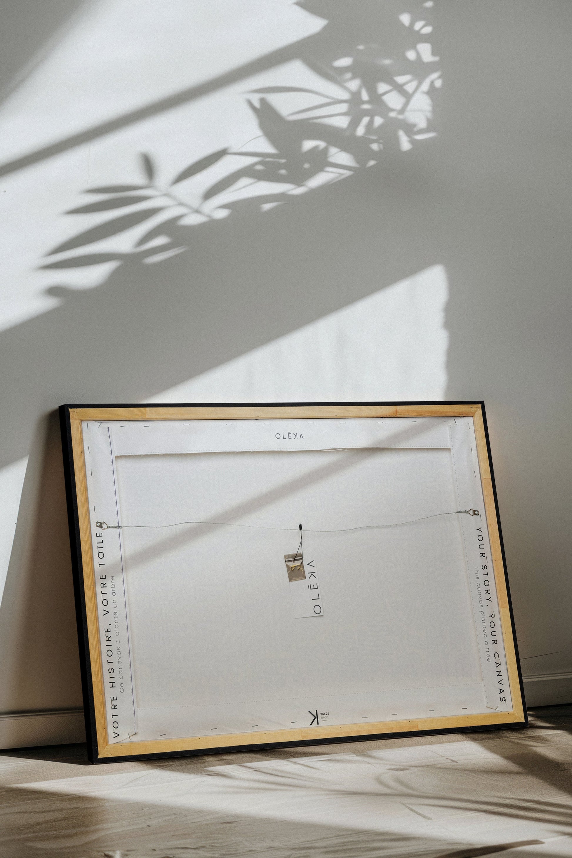 SHADOW SCRIPT, Stretched Canvas Artwork