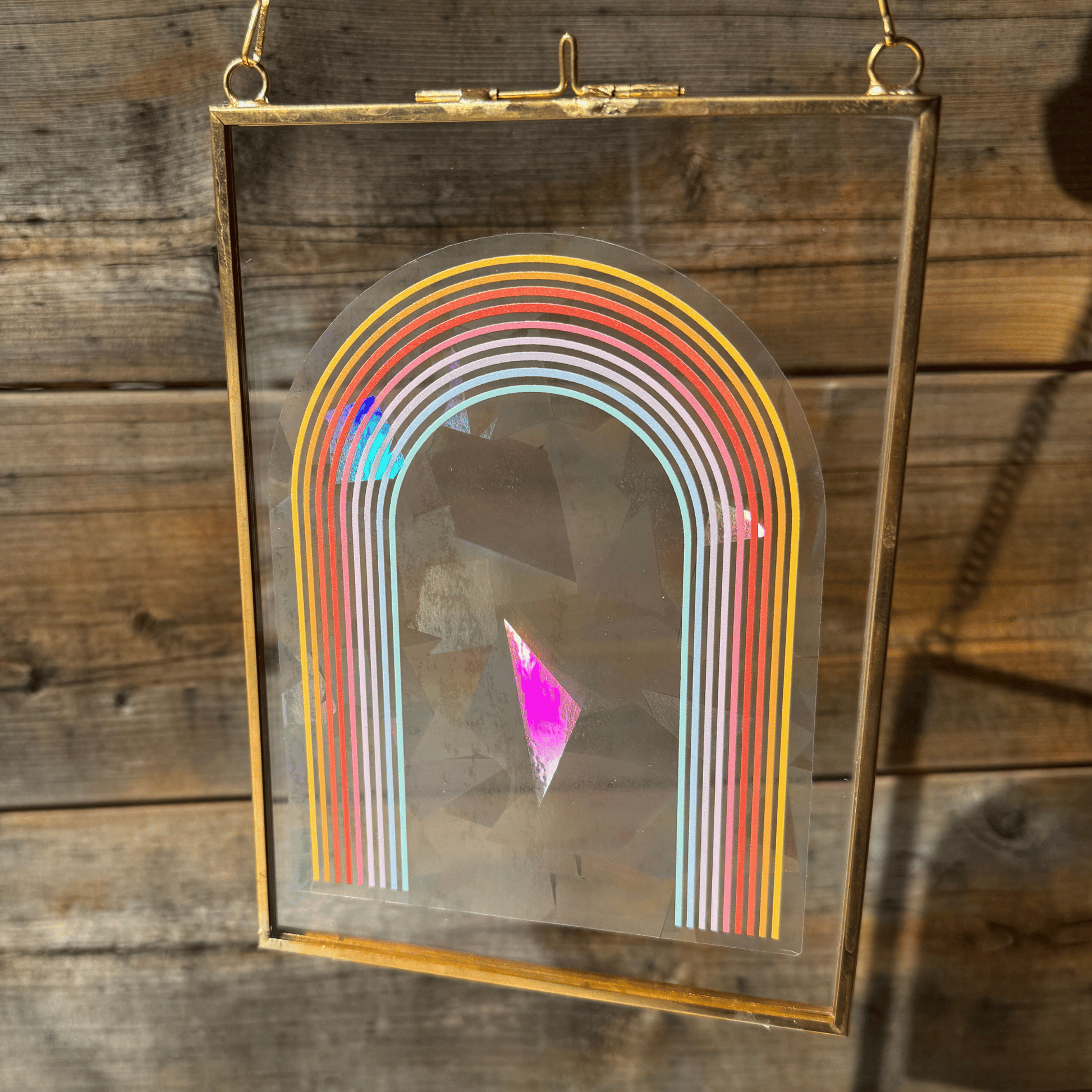 You Deserve a Rainbow Sticker Greeting Card
