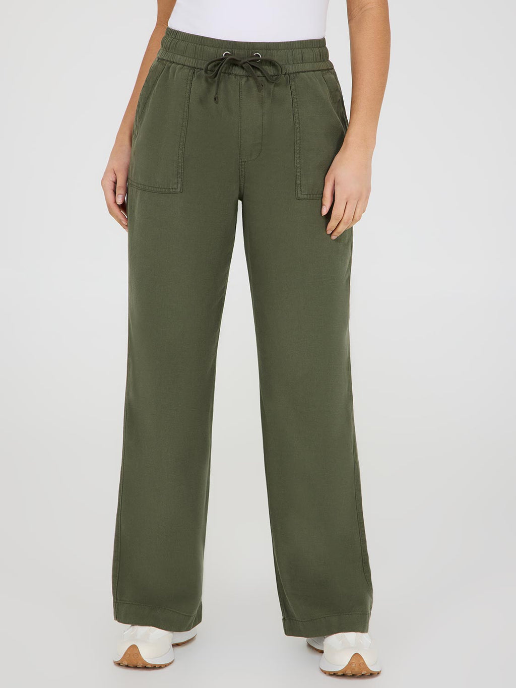 Pantalon Tencel à jambes larges