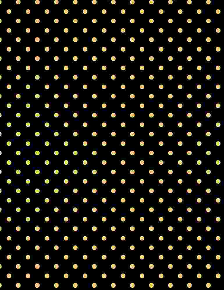 Basic Pin Dots - Pois noirs et jaunes