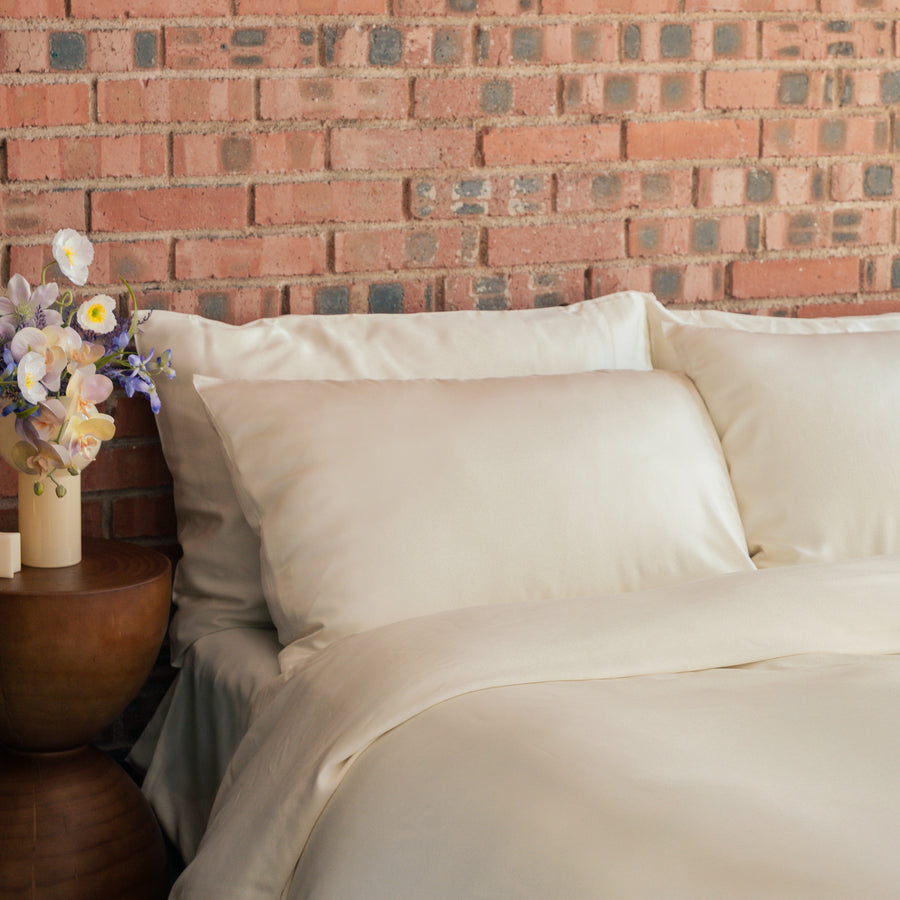 Organic Bamboo Sateen Bed Sheet Set
