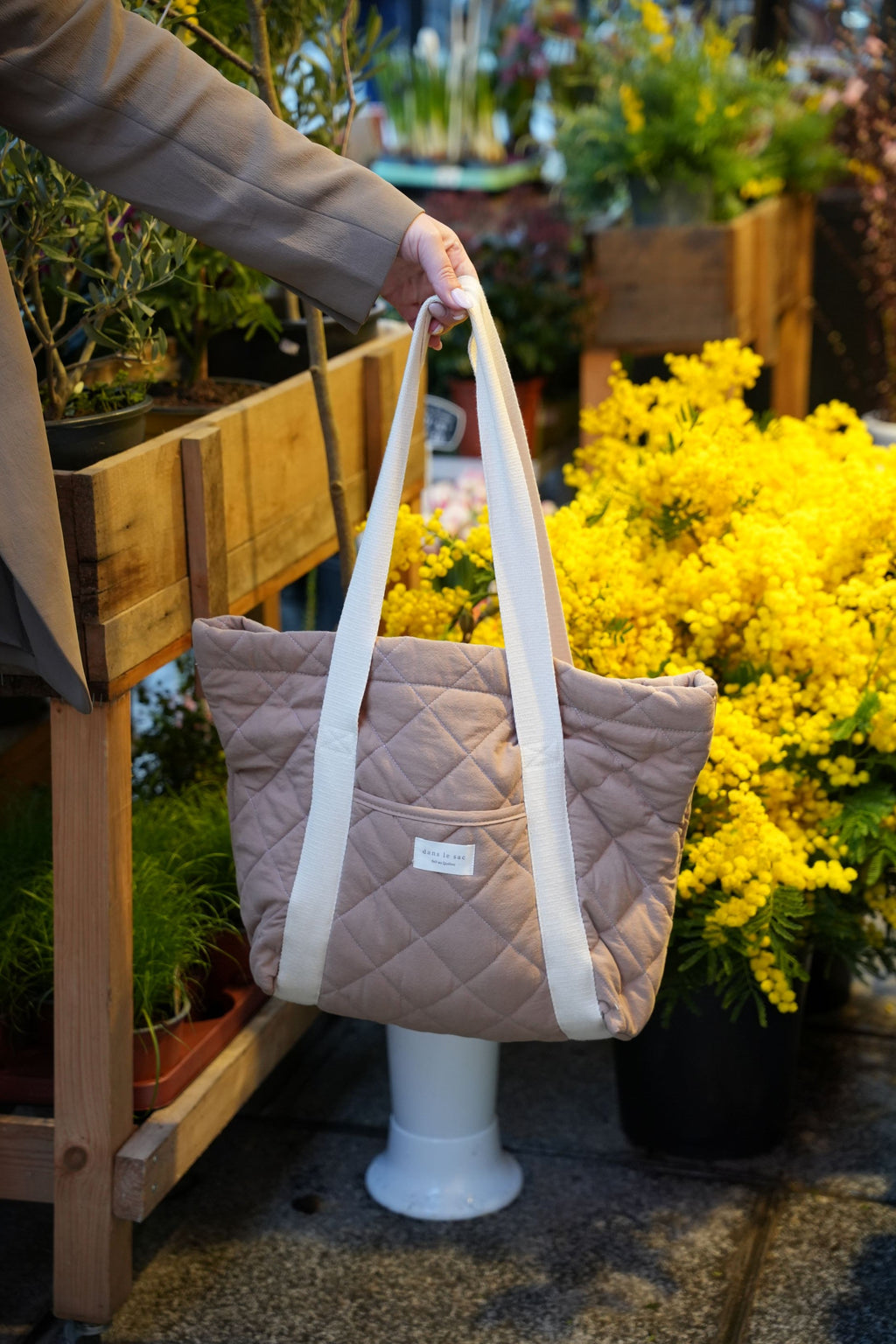 Quilted Tote Bag for Everyday Use