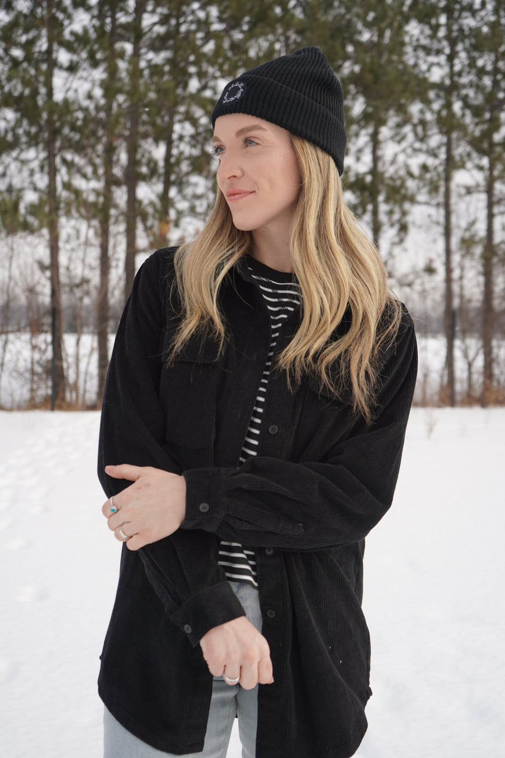 Corduroy Jacket - Black