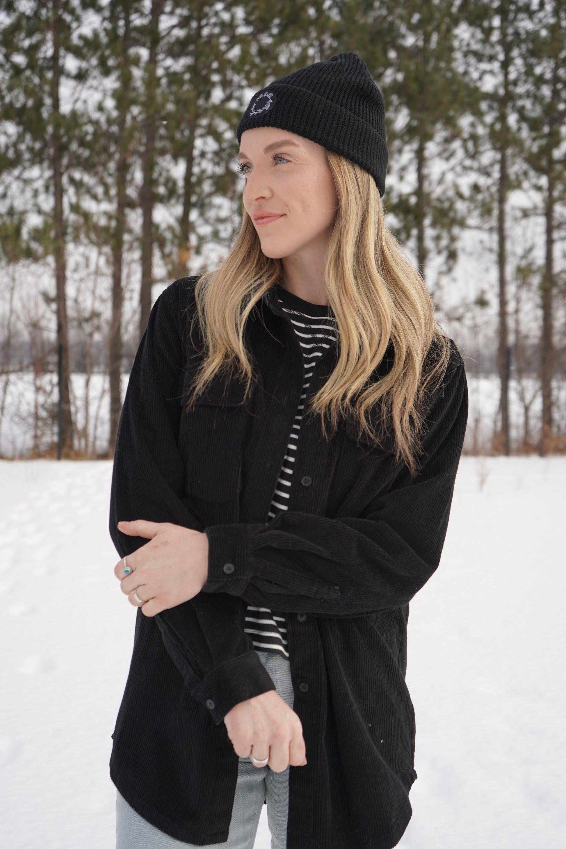 Corduroy Jacket - Black