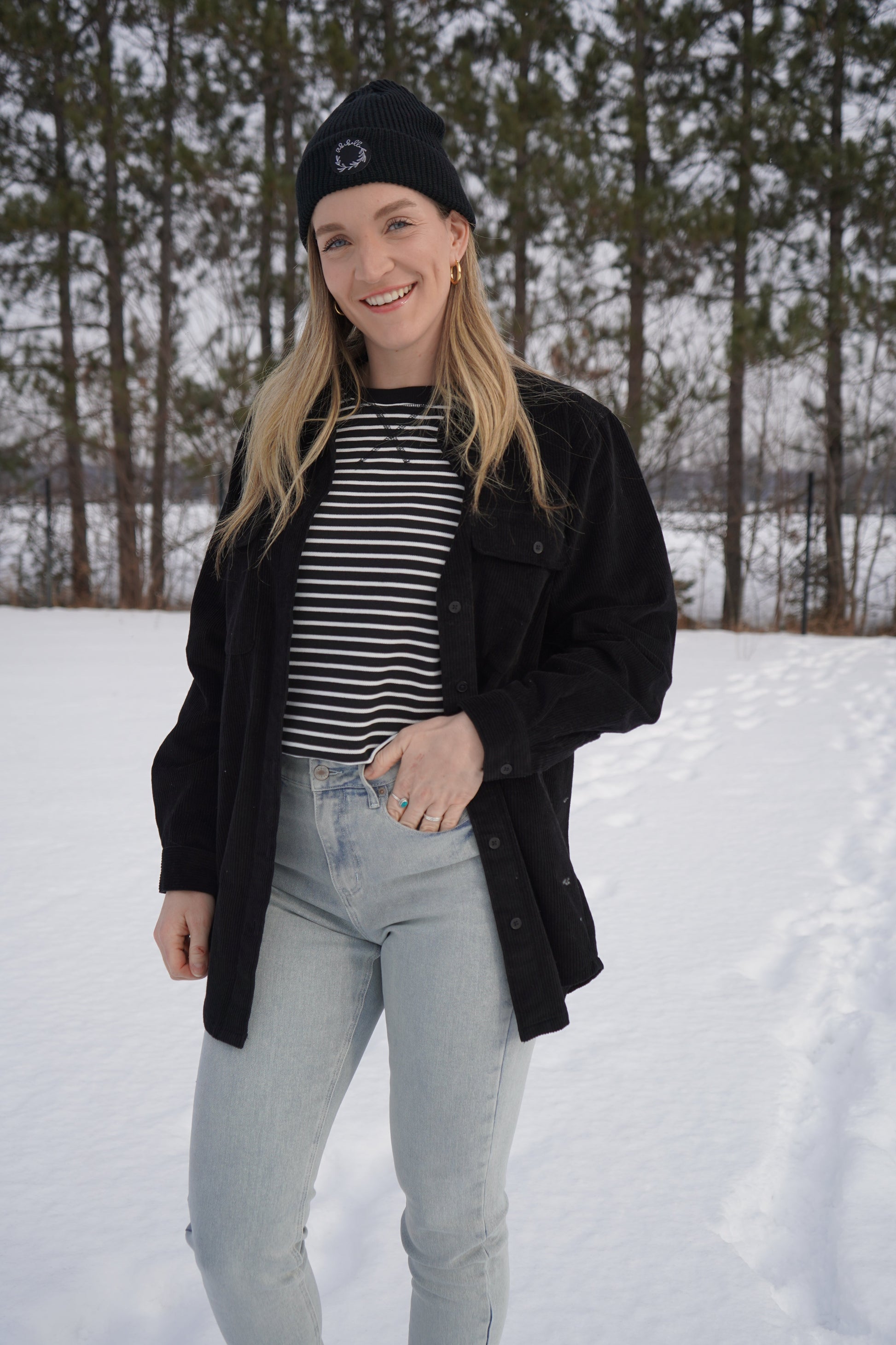 Corduroy Jacket - Black