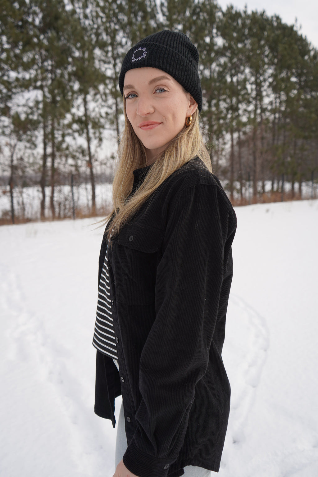 Corduroy Jacket - Black