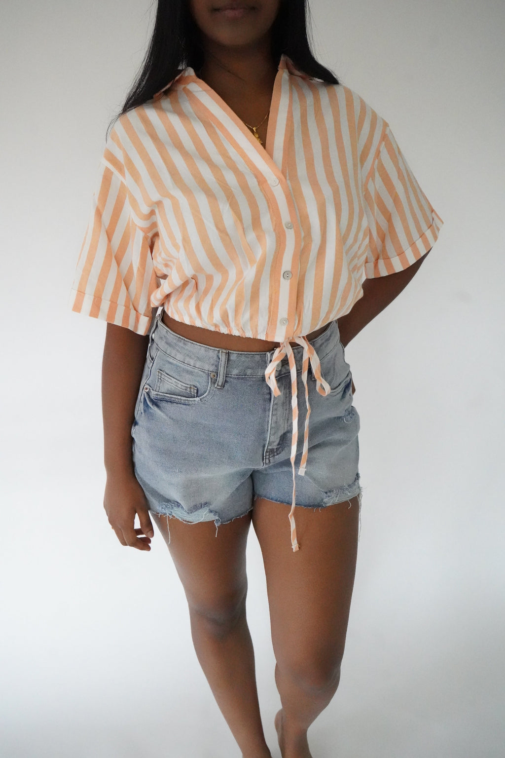 Orange Striped Popsicle Shirt