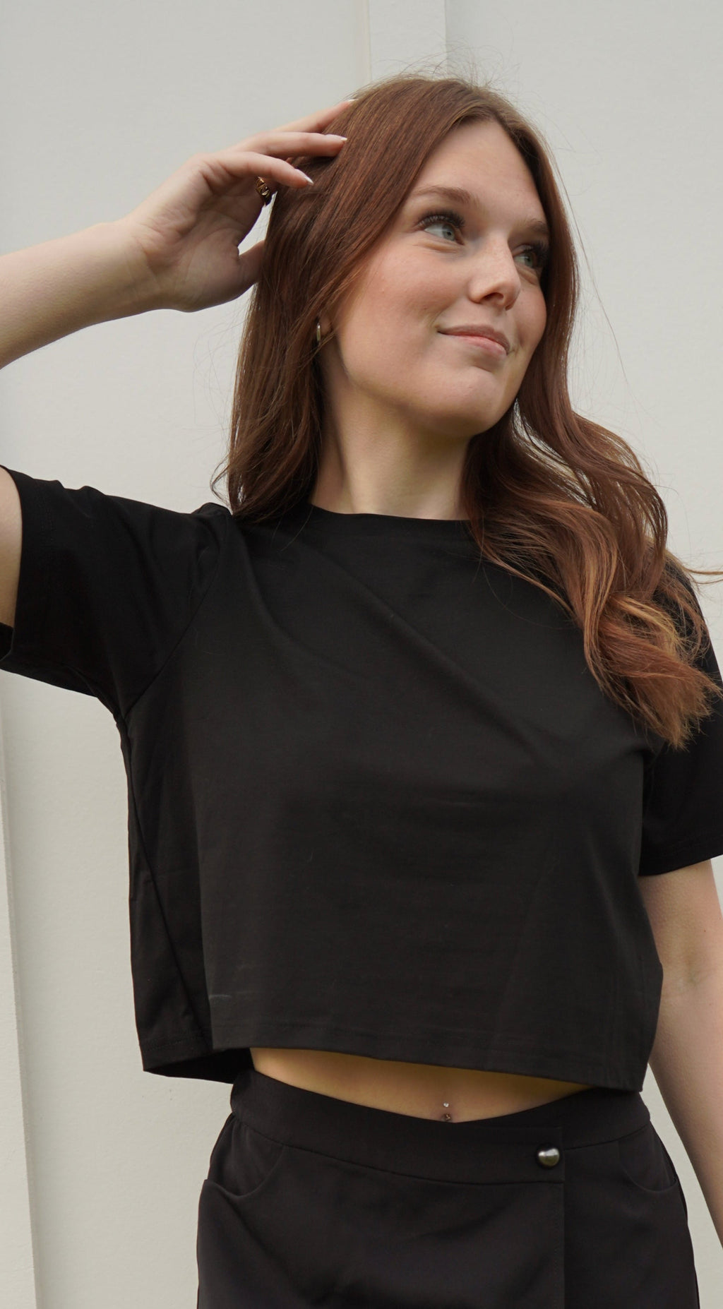 Black Crop Top