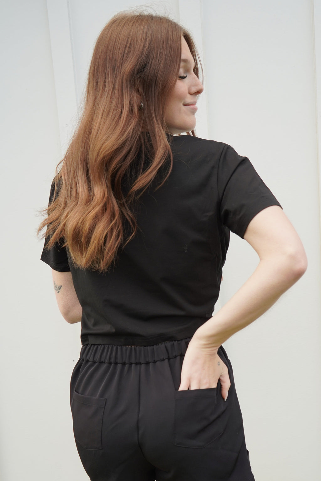Black Crop Top