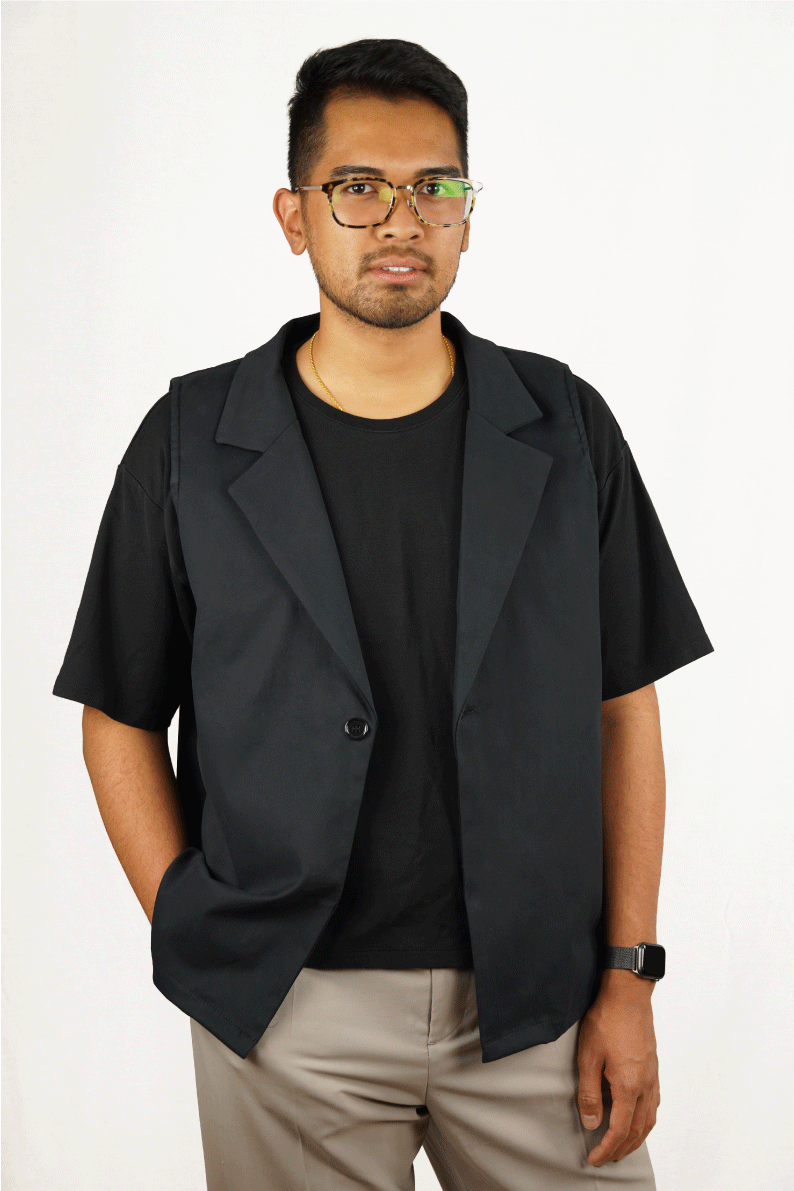 LA VESTE SANS MANCHES