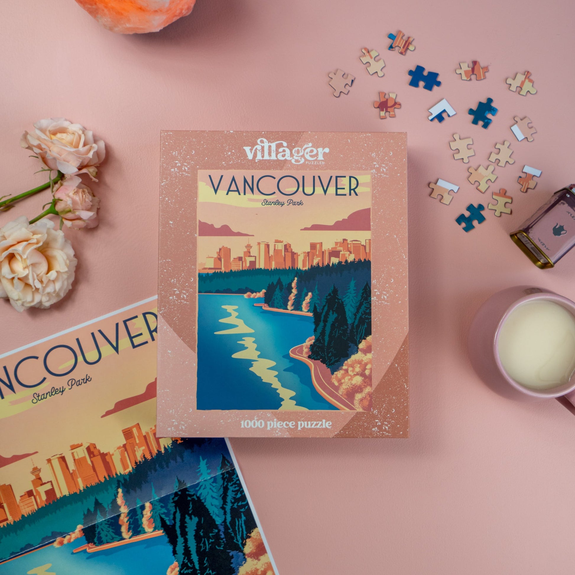 Vancouver Sunset | 1000-Piece Puzzle for Adults | Designed in Canada by Capri Sadler