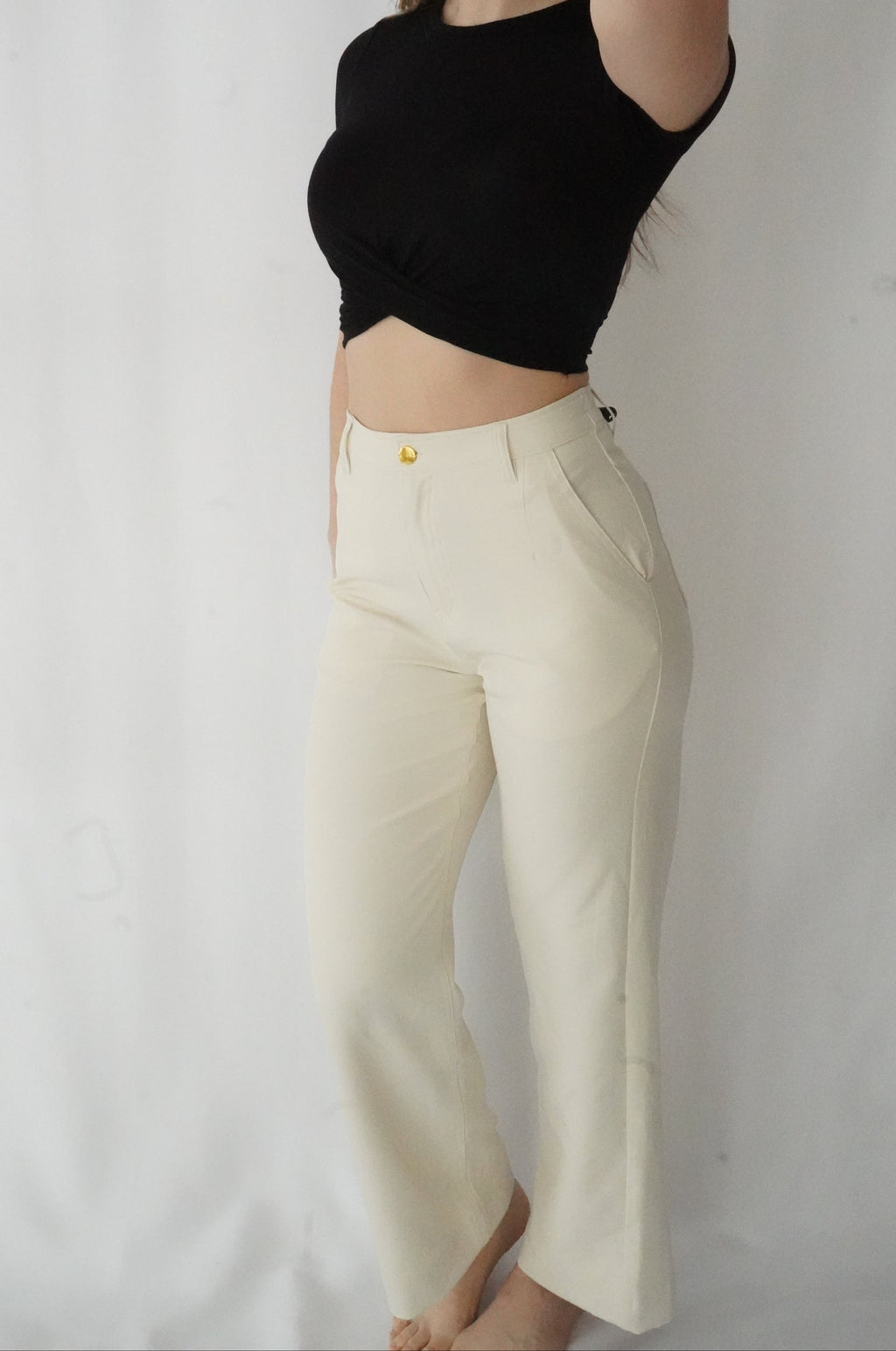 Cream Trousers