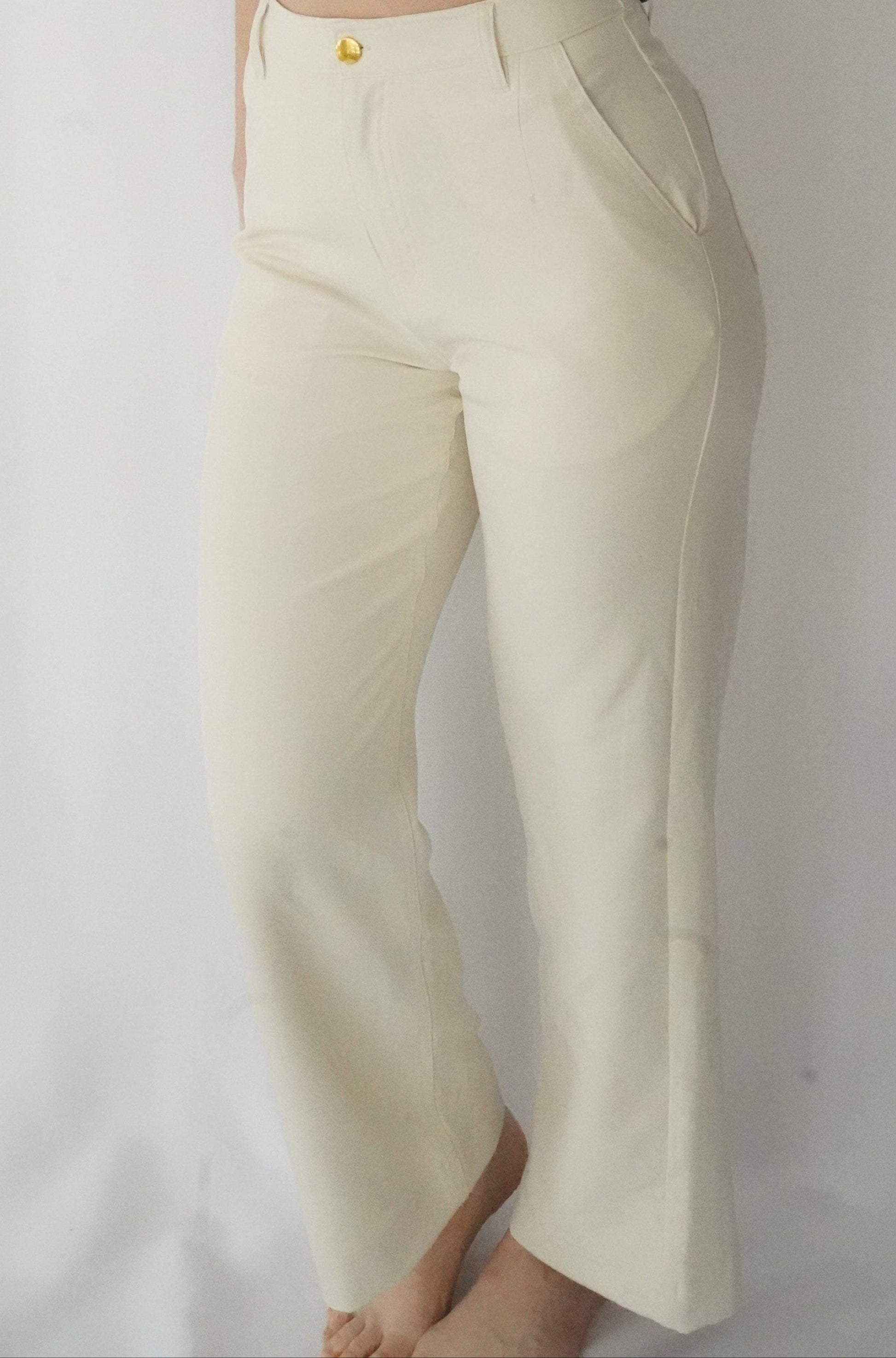 Cream Trousers