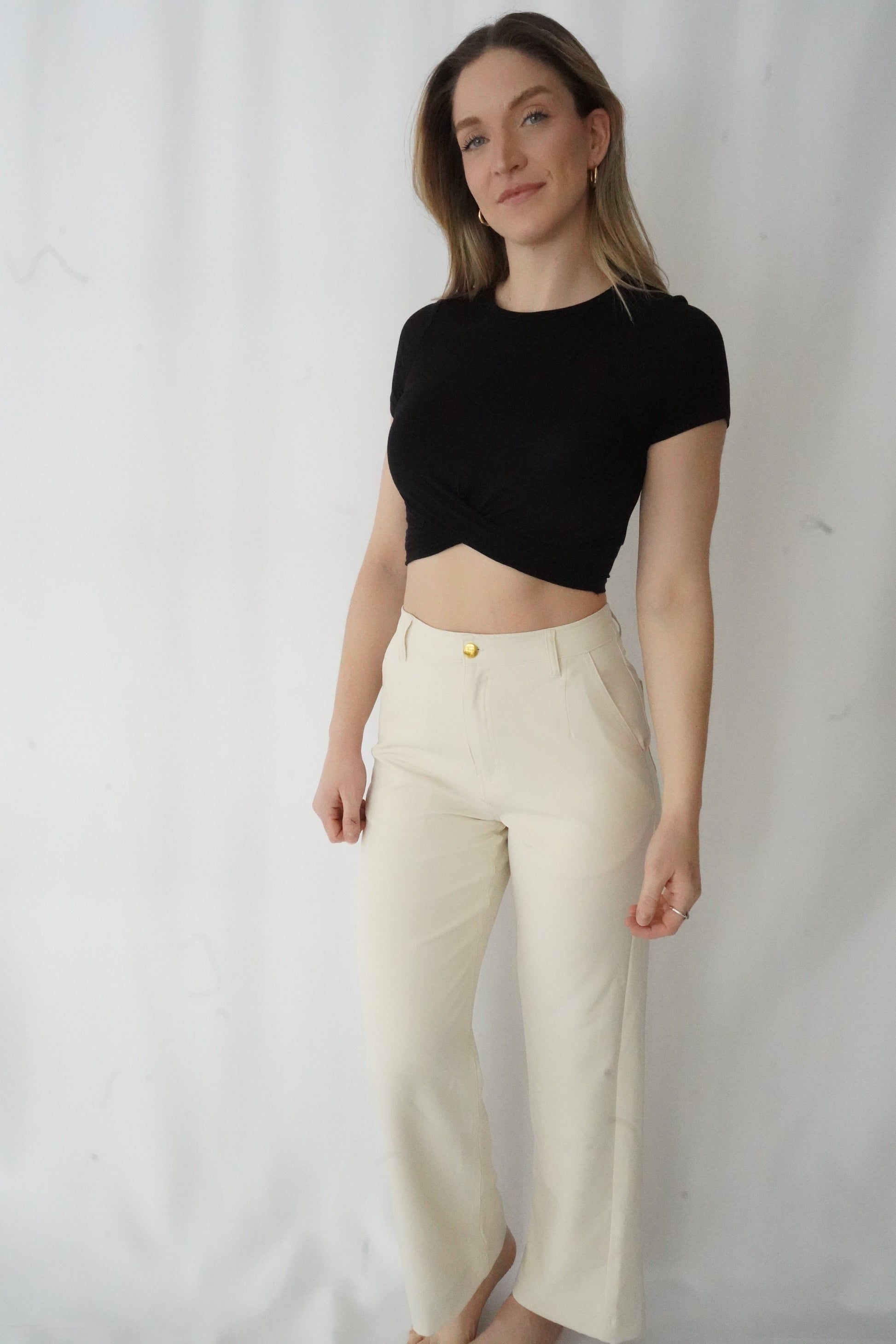 Cream Trousers