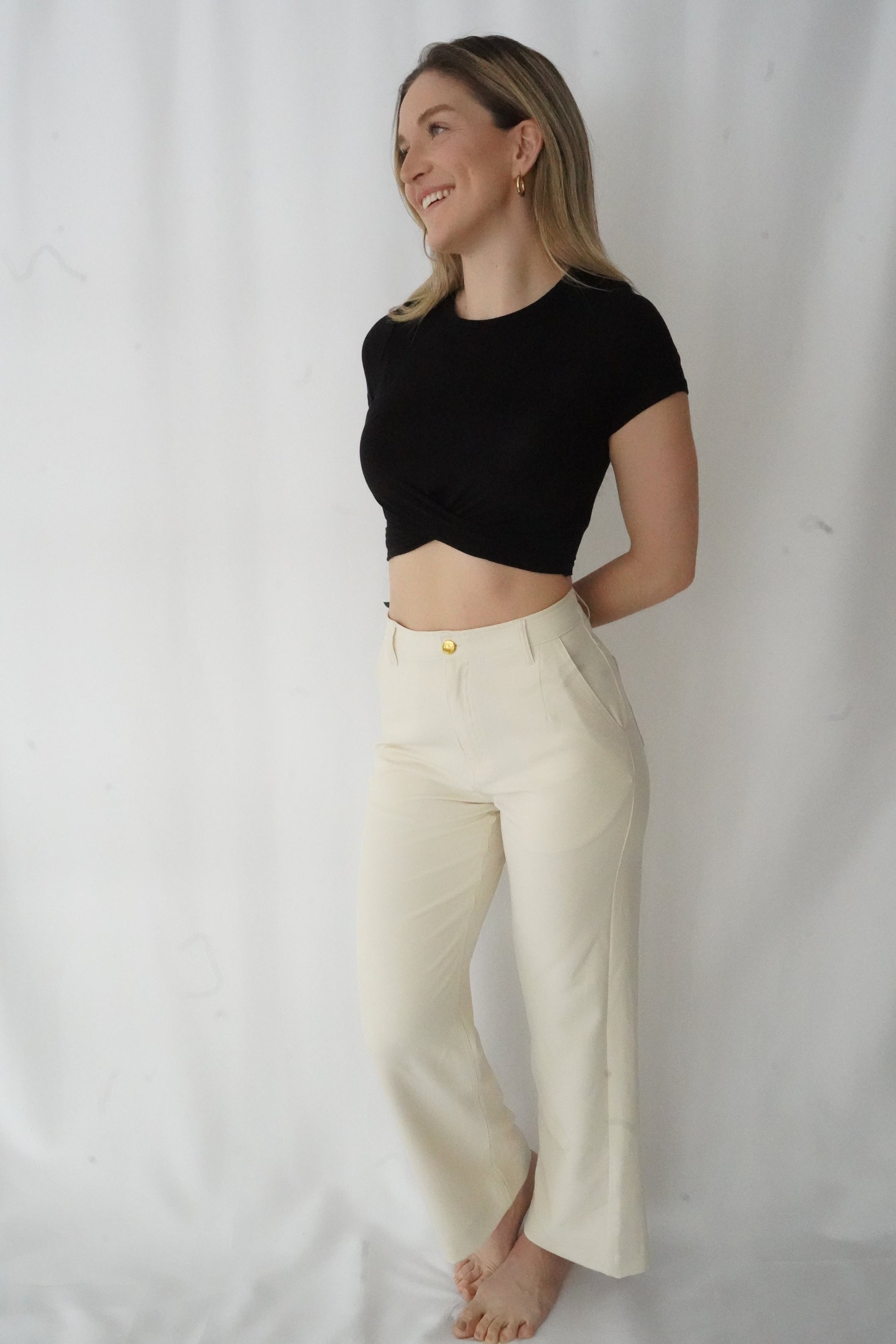 Cream Trousers