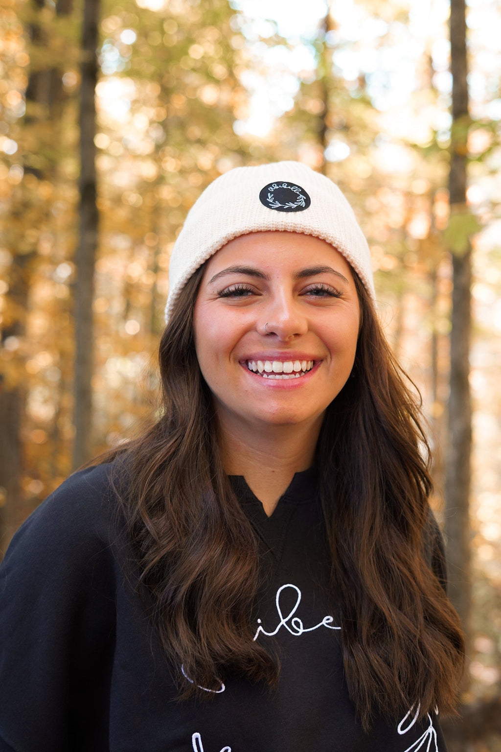 Cream Wool Beanie