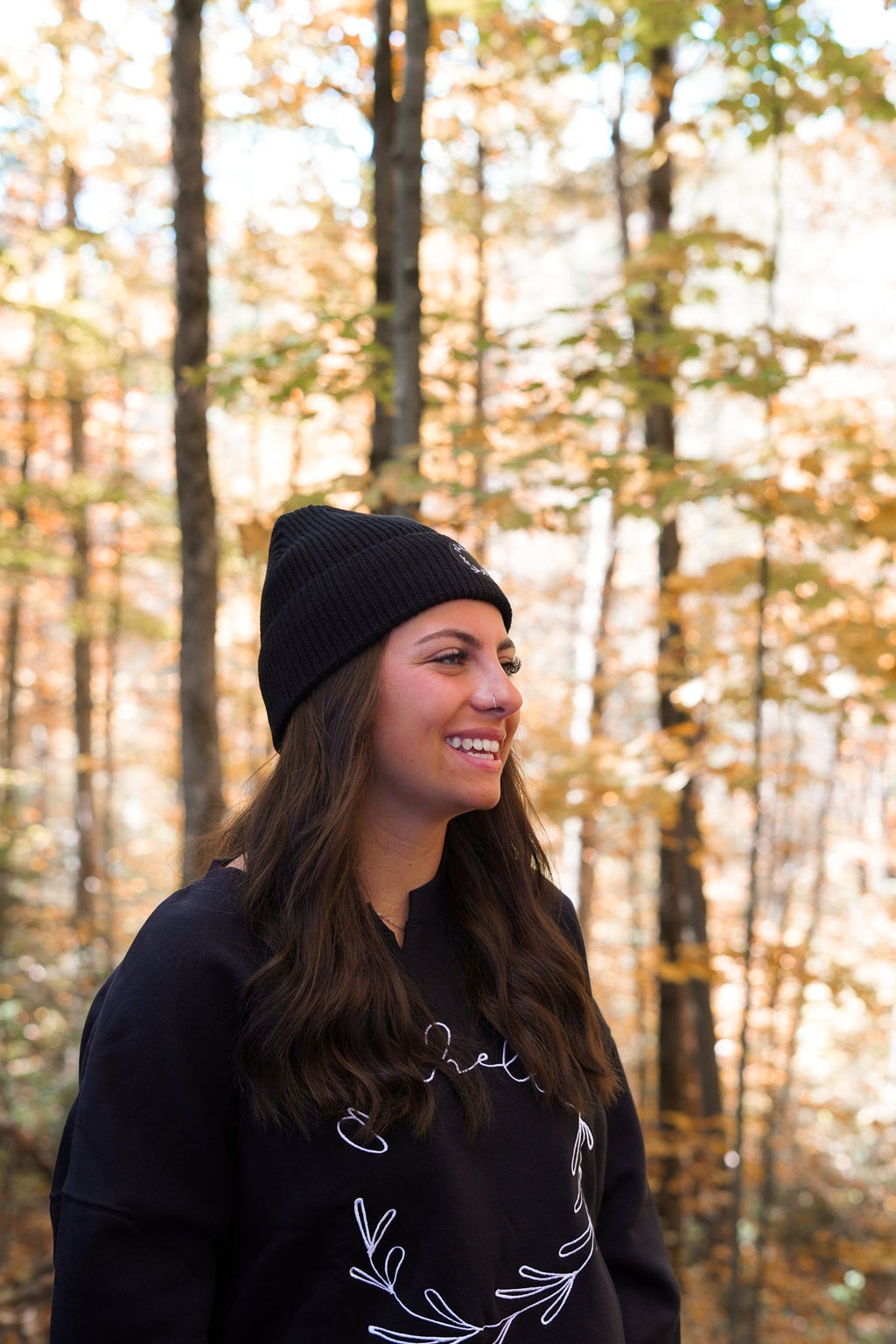 Black Wool Beanie