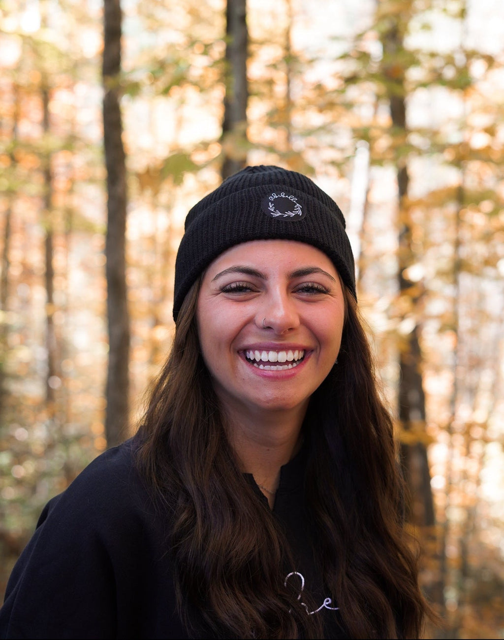 Black Wool Beanie