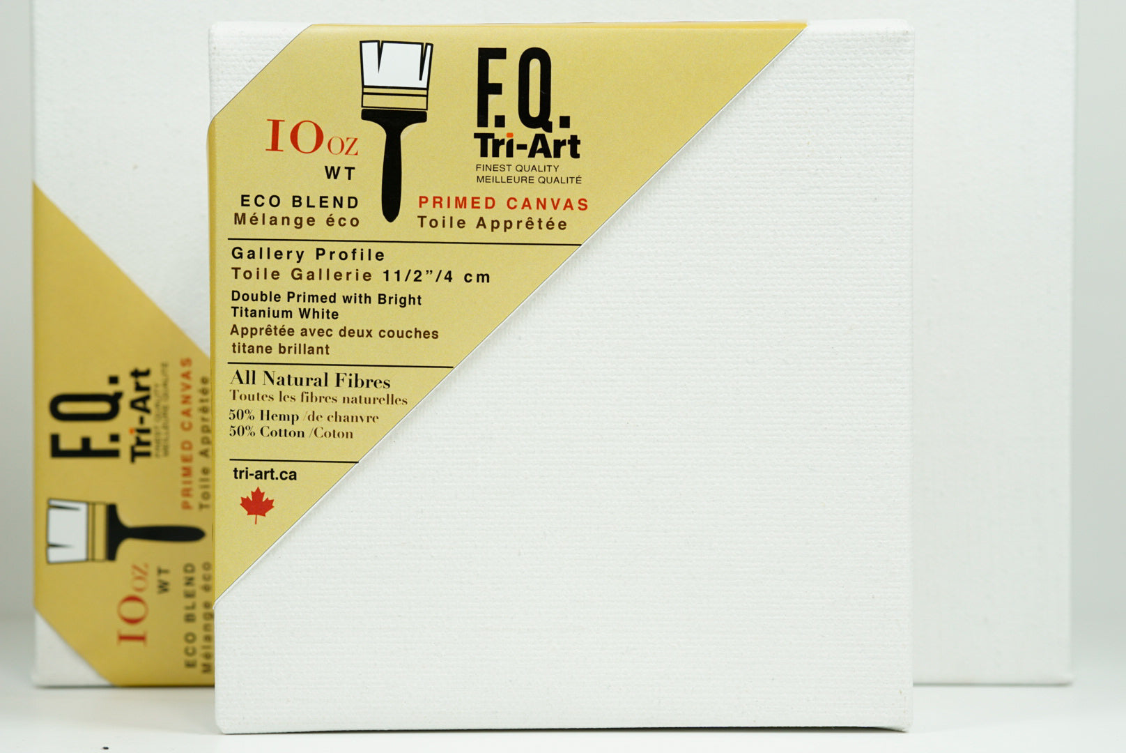 Tri-Art FQ Stretched Canvas - Artist Gallery 1 1/2" Profile Primed - 6x6"