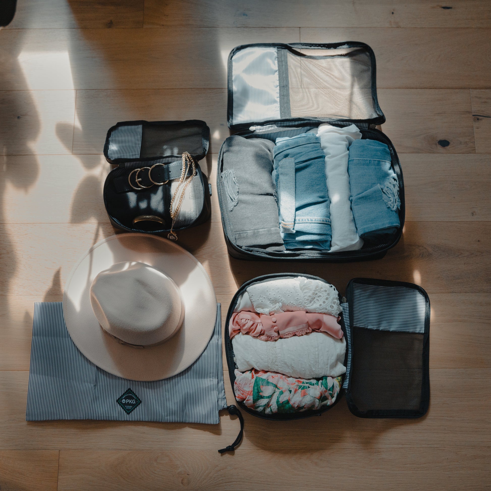 PKG UNION Compression packing cubes - 3 pack