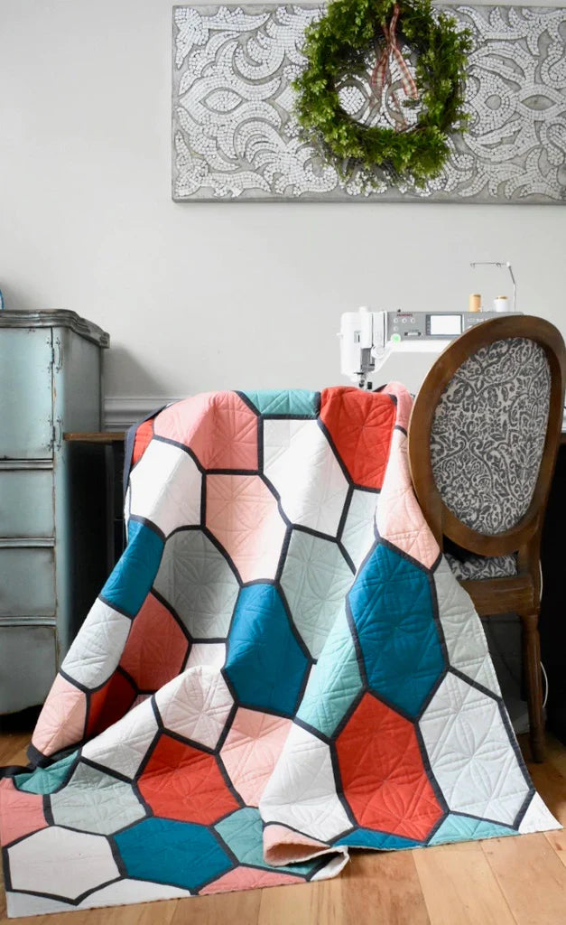 Kit de courtepointe pour vitraux d'église - Version couverture