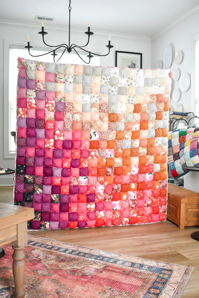 Ombre Puff Quilt Kit - Tea Towel Version