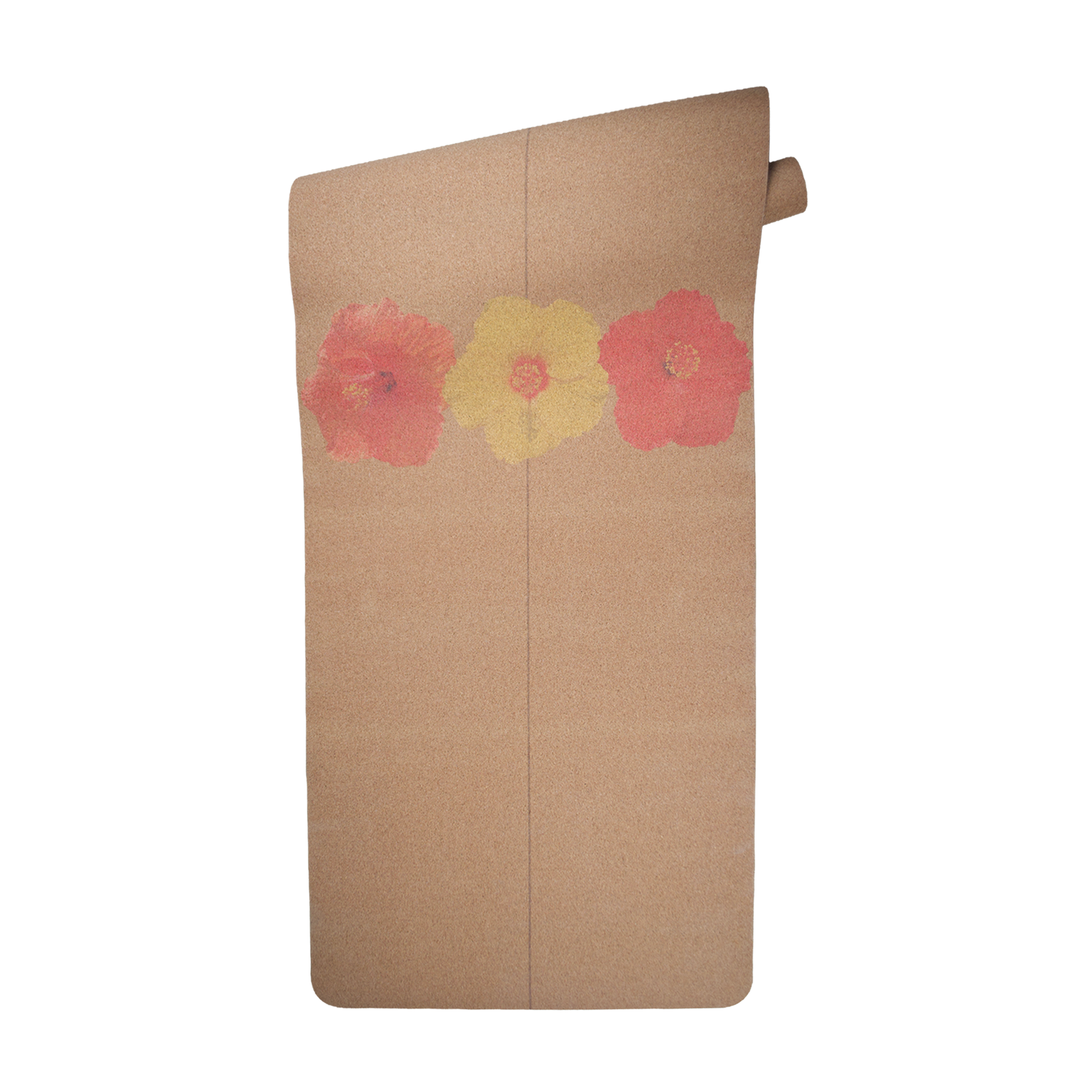 Crk Yoga Mat made of Organic Cork and Natural Rubber, 5mm Thick • The Flowers Mat