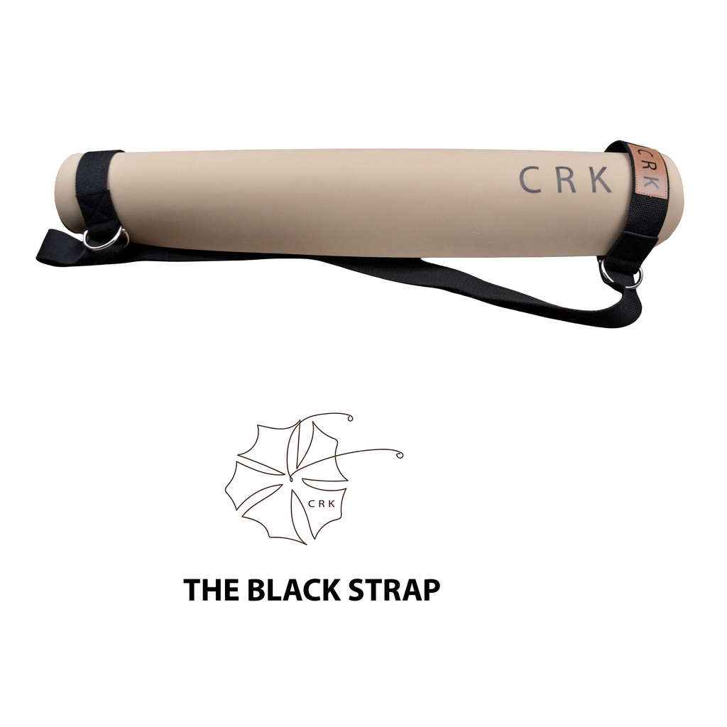 Crk Yoga Mat Carrying Strap and Exercise Strap • The Black Strap