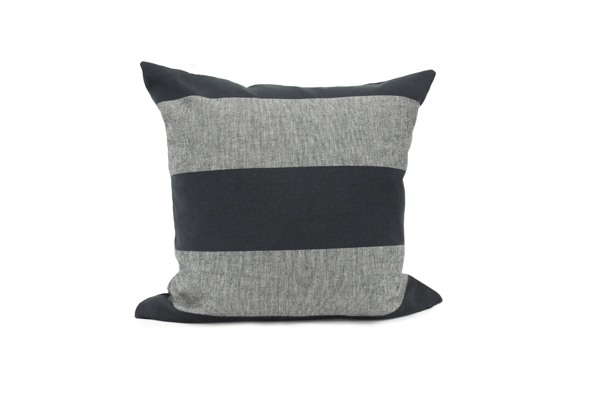 Coal Stripe Cushion Cover