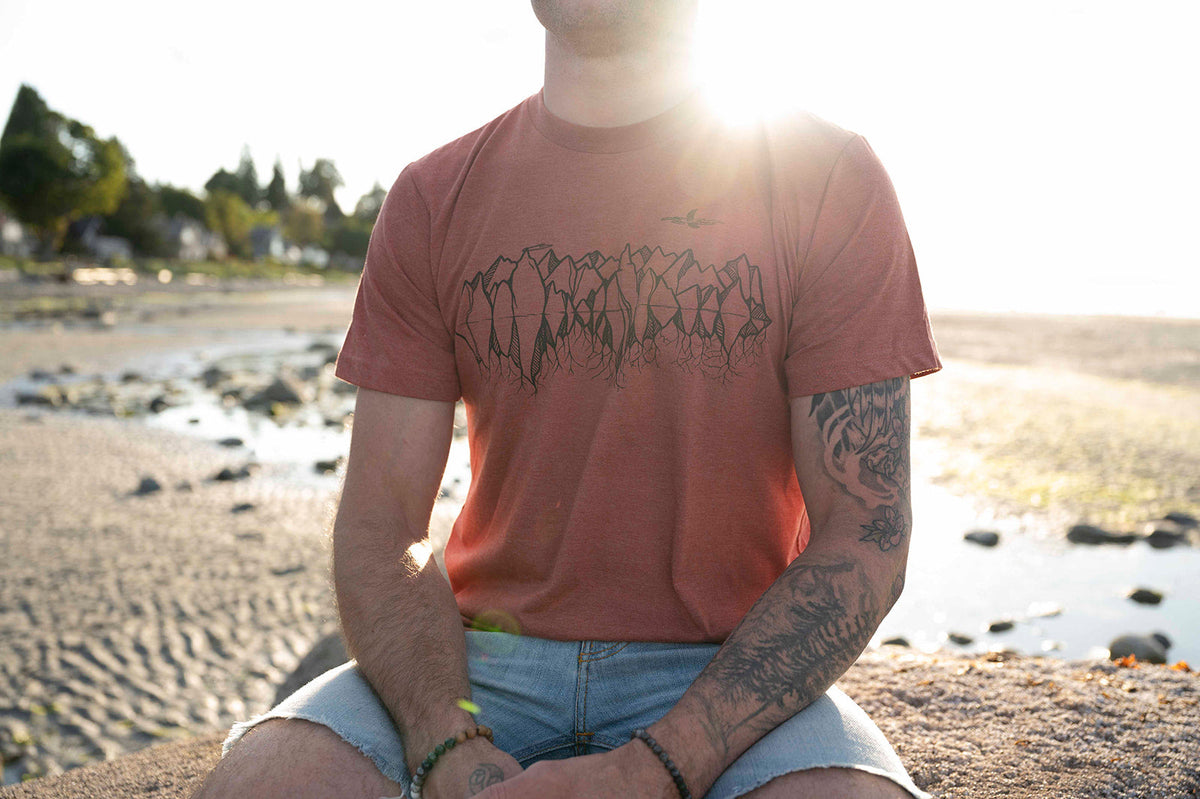 MOUNTAIN ROOTS - T-shirt écoresponsable unisexe