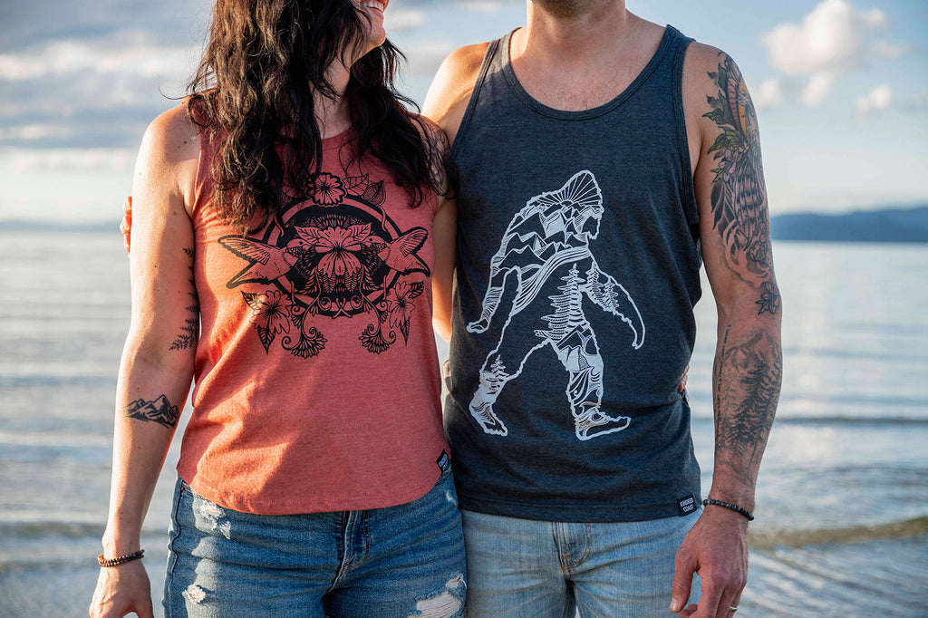 HUMMINGBIRD - Women's Relaxed Tank - Rust