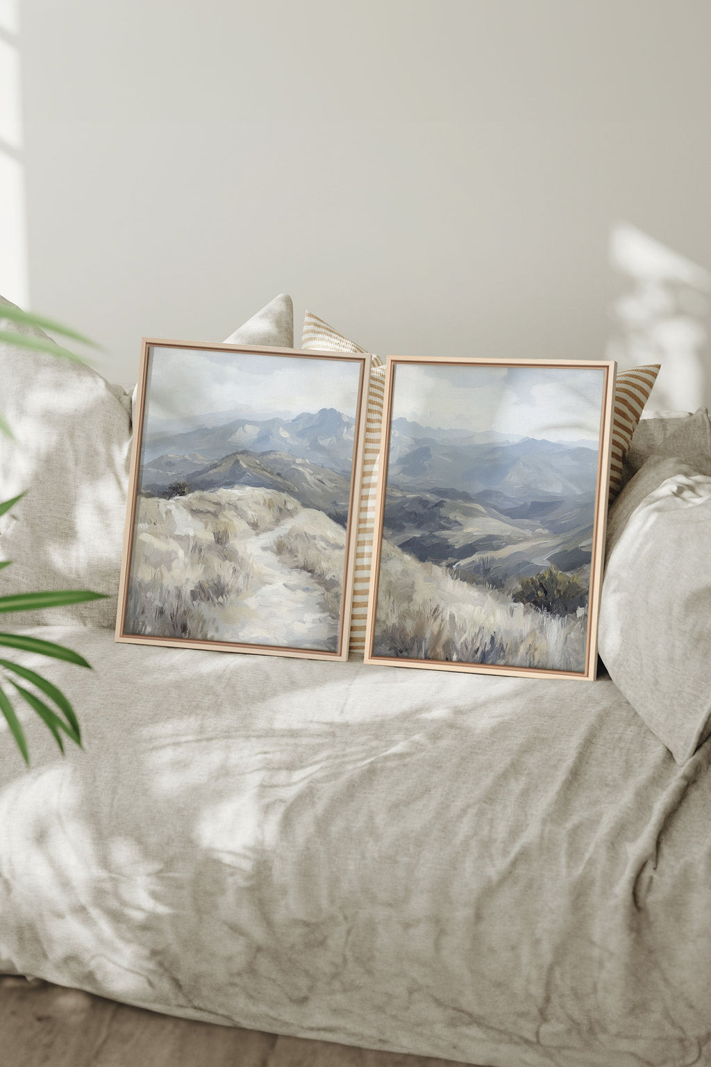ECLIPSED VALLEYS DUO (2 Stretched Canvas Artworks)