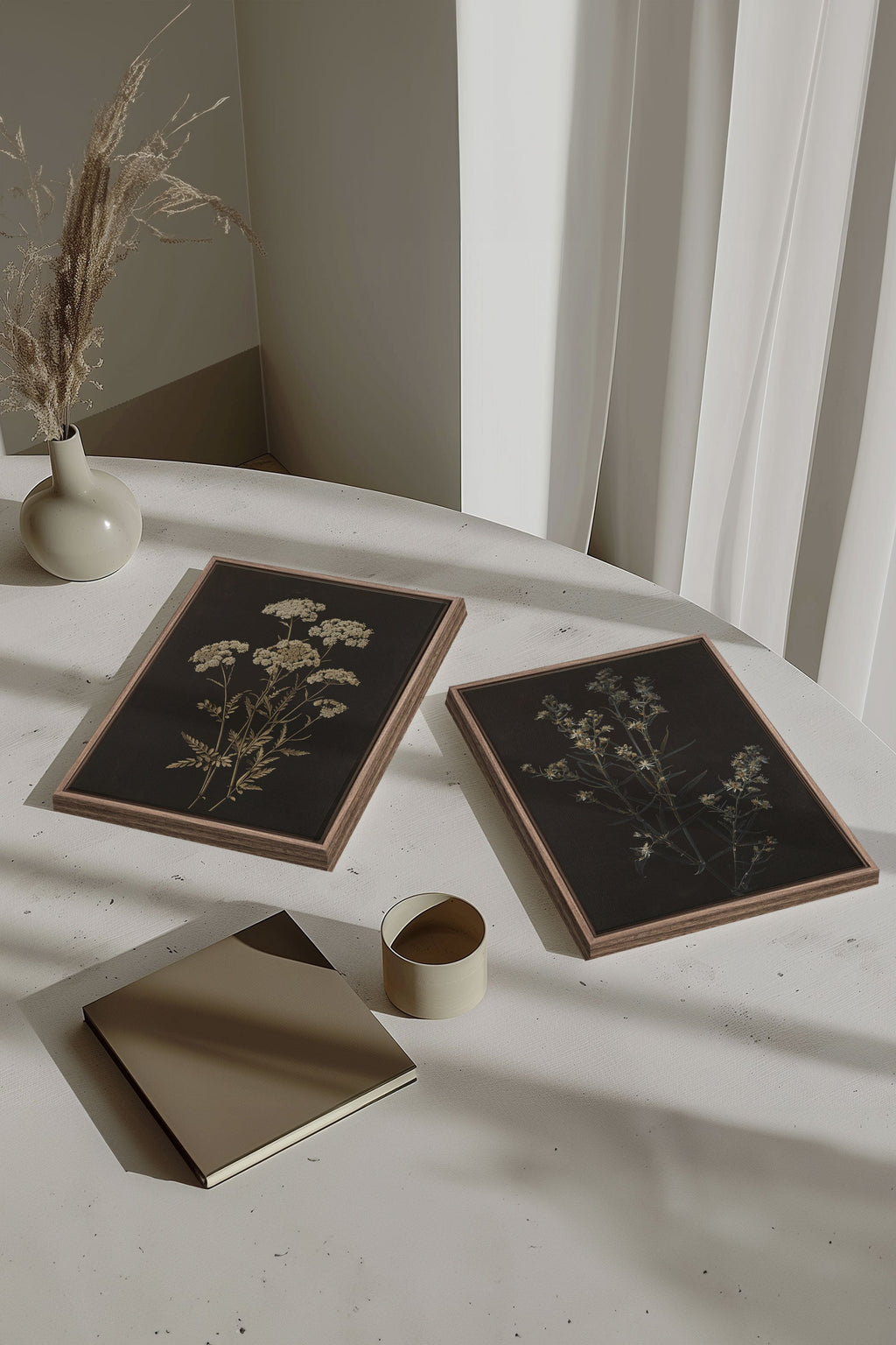 DUO PRECIOUS FLOWERS (2 Stretched Canvas Artworks)