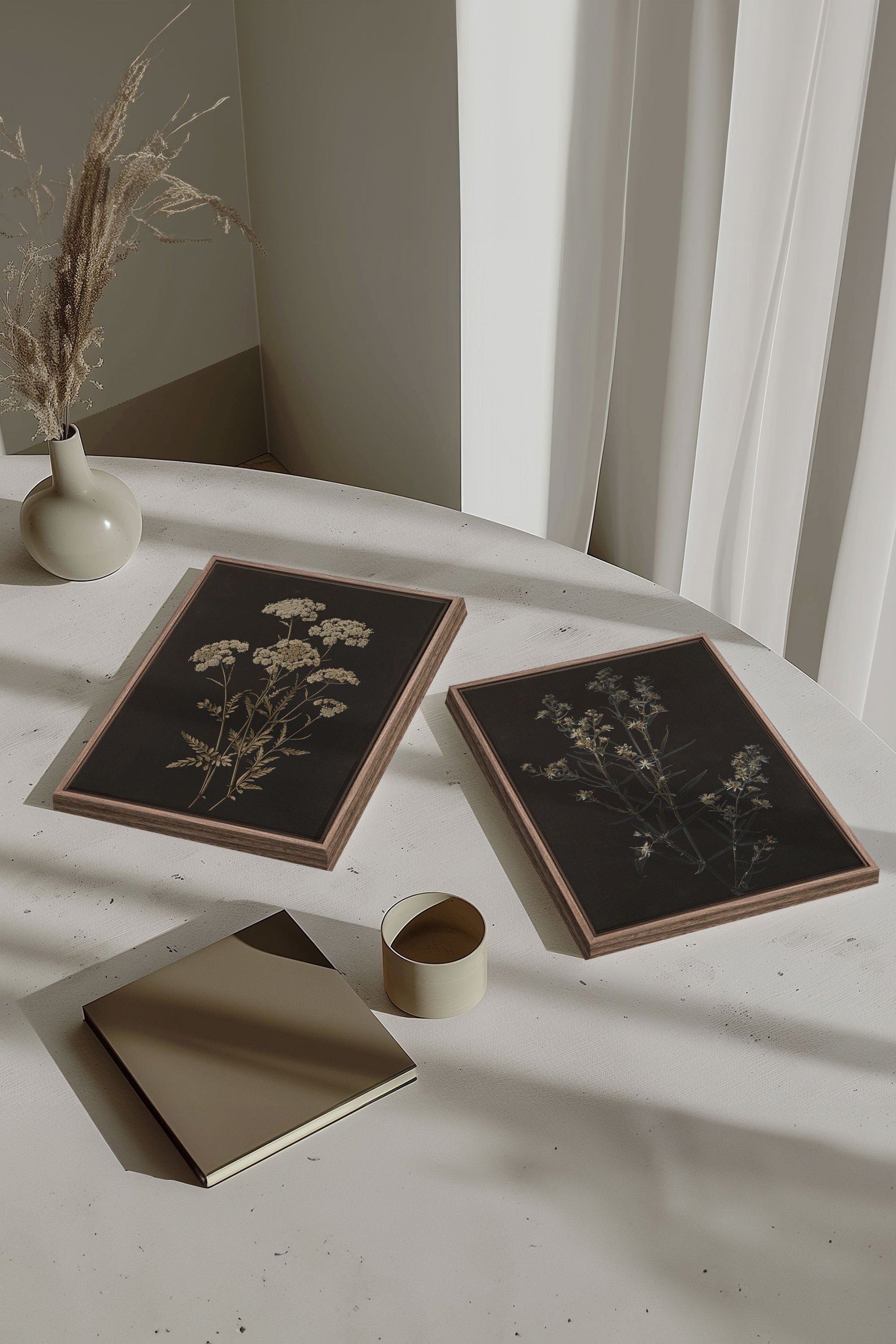 DUO PRECIOUS FLOWERS (2 Stretched Canvas Artworks)