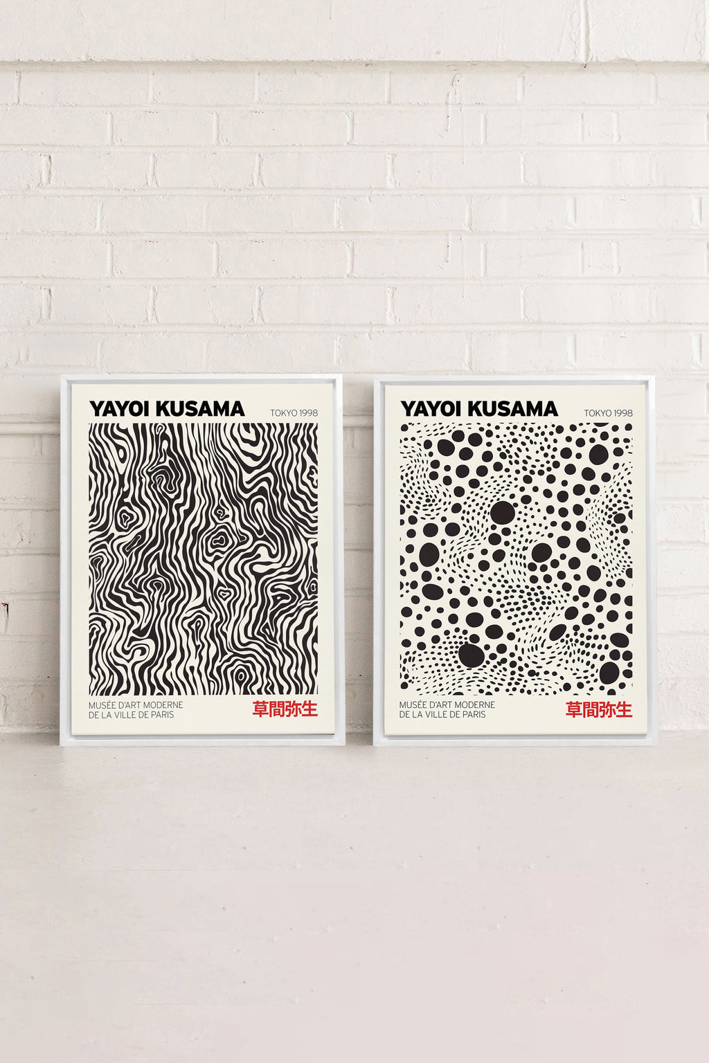 Kusama Suit (2 Works on Stretched Canvas)