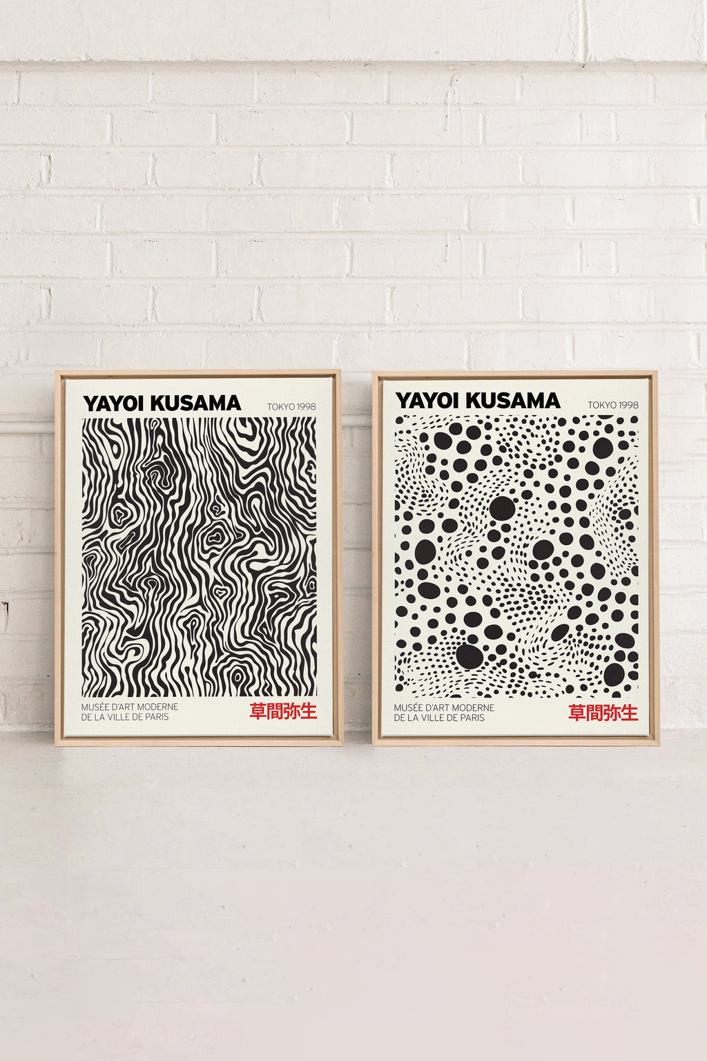 Kusama Suit (2 Works on Stretched Canvas)