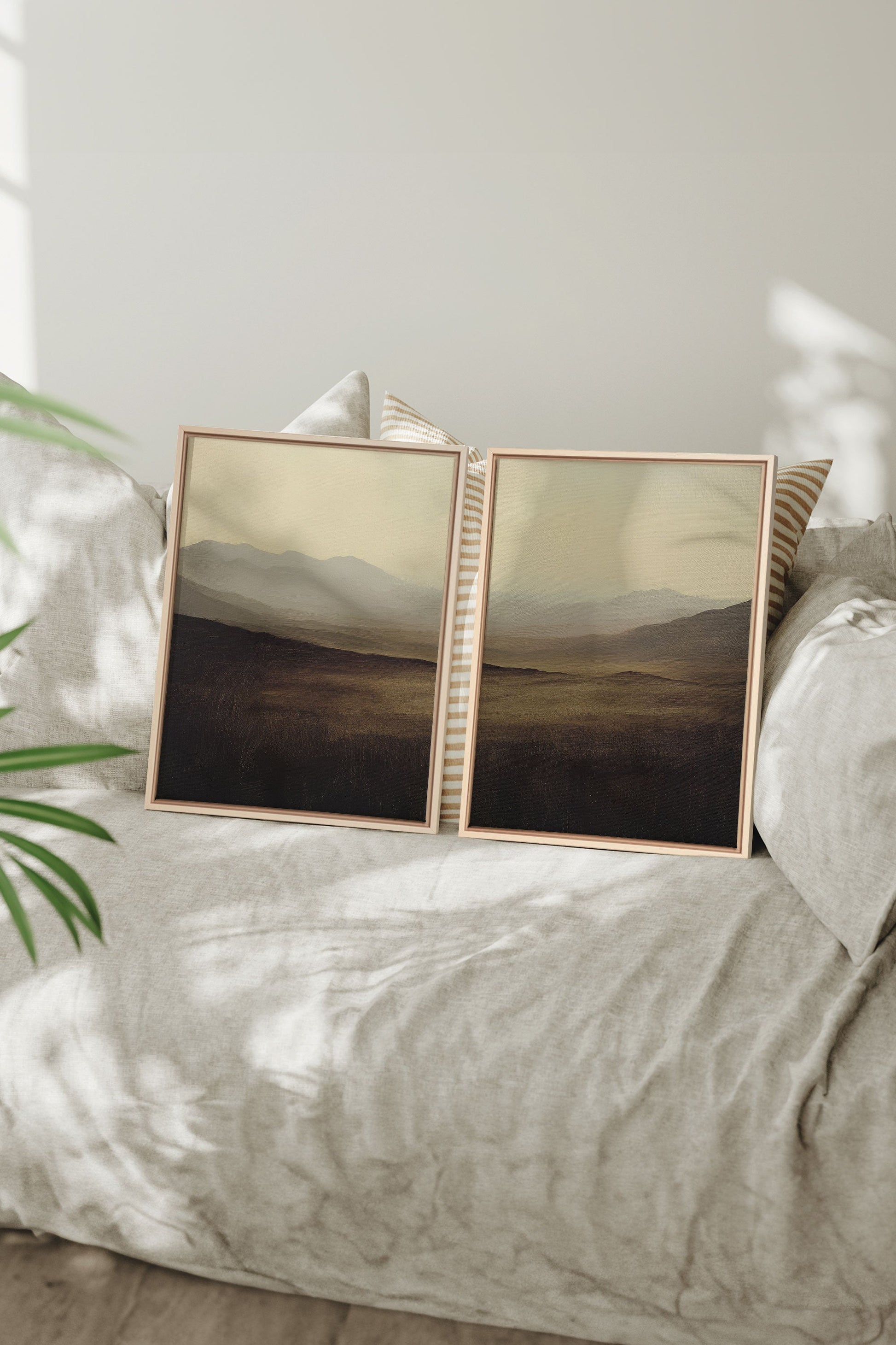 Distant Dreams Duo (2 Works on Stretched Canvas)