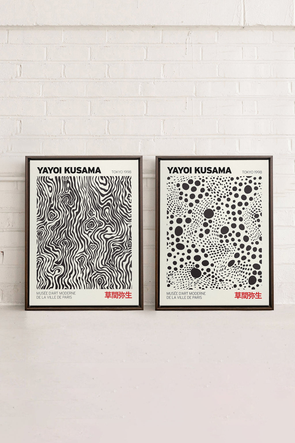 Kusama Suit (2 Works on Stretched Canvas)