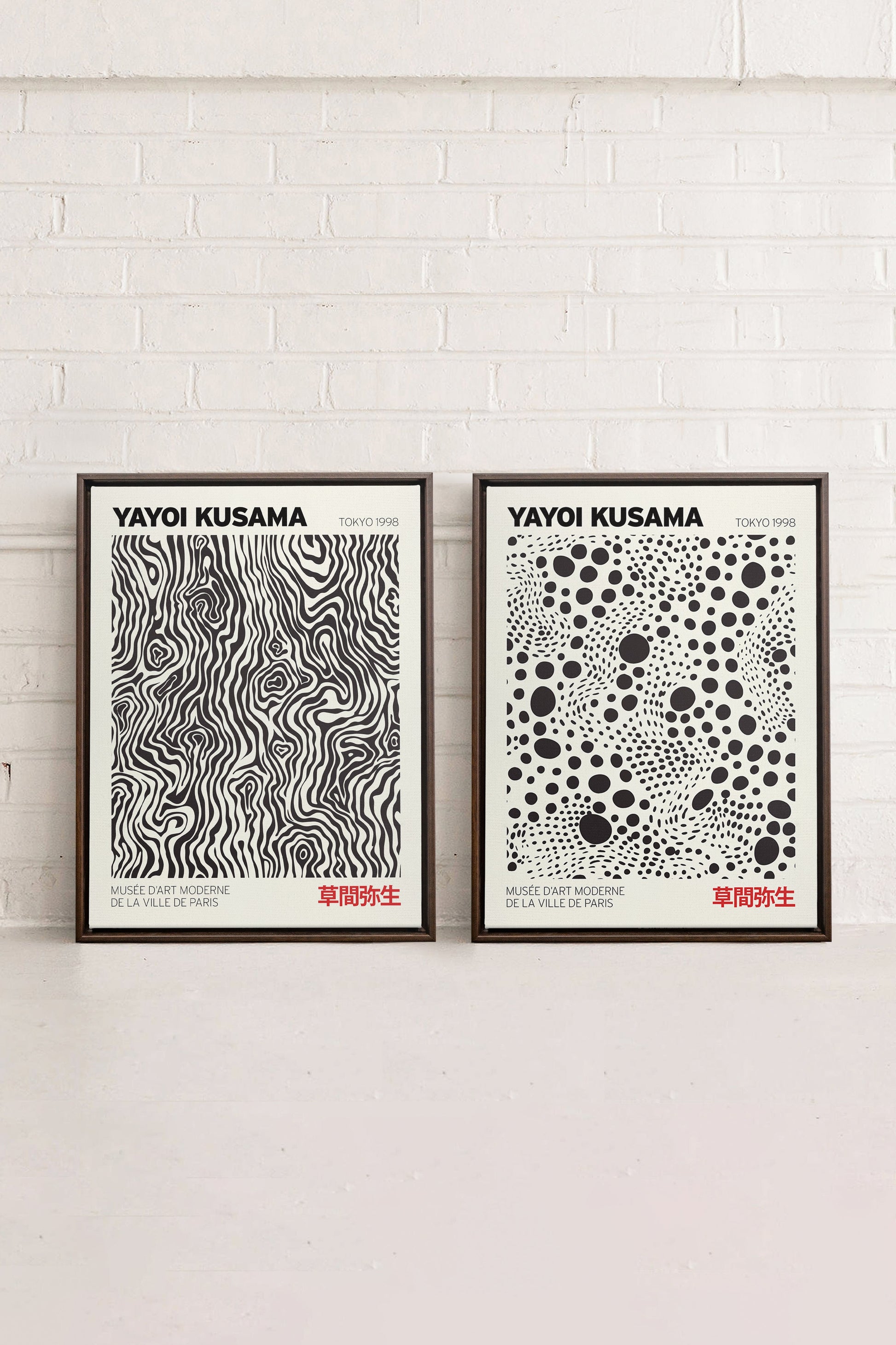 Kusama Suit (2 Works on Stretched Canvas)