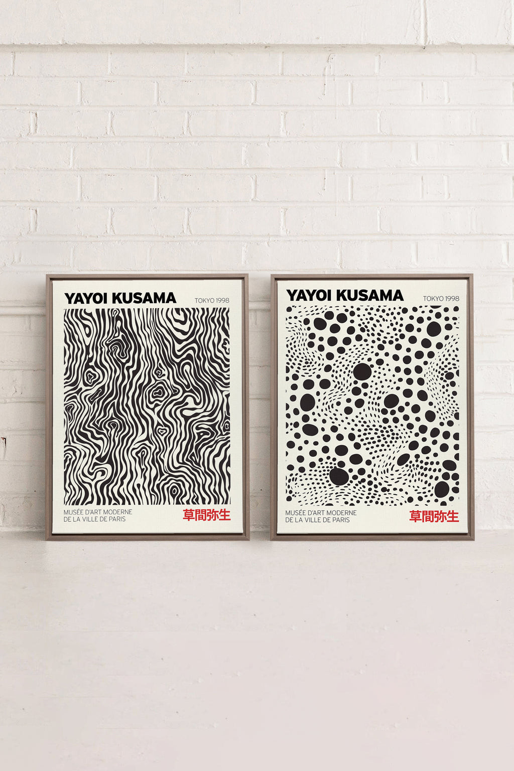 Kusama Suit (2 Works on Stretched Canvas)
