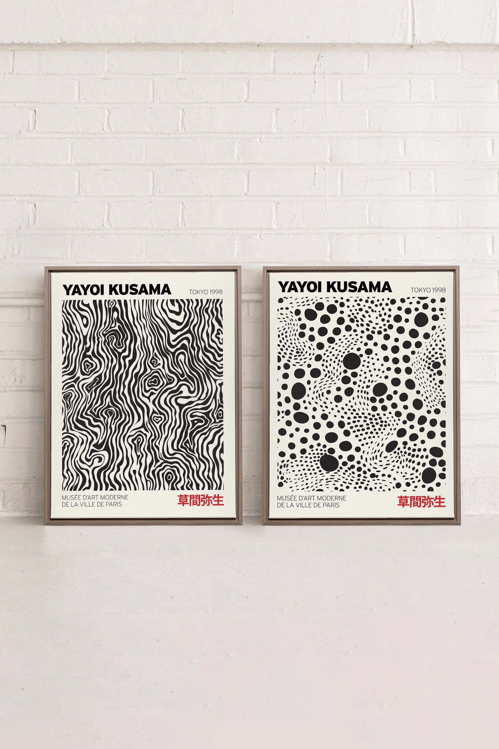Kusama Suit (2 Works on Stretched Canvas)