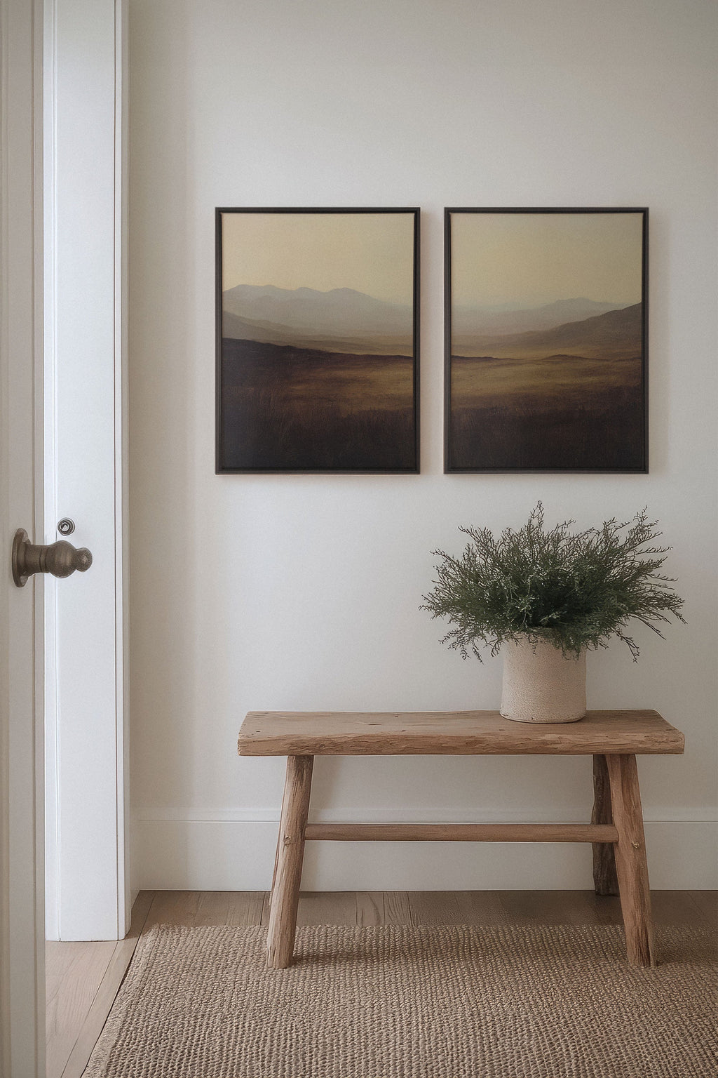 Distant Dreams Duo (2 Works on Stretched Canvas)