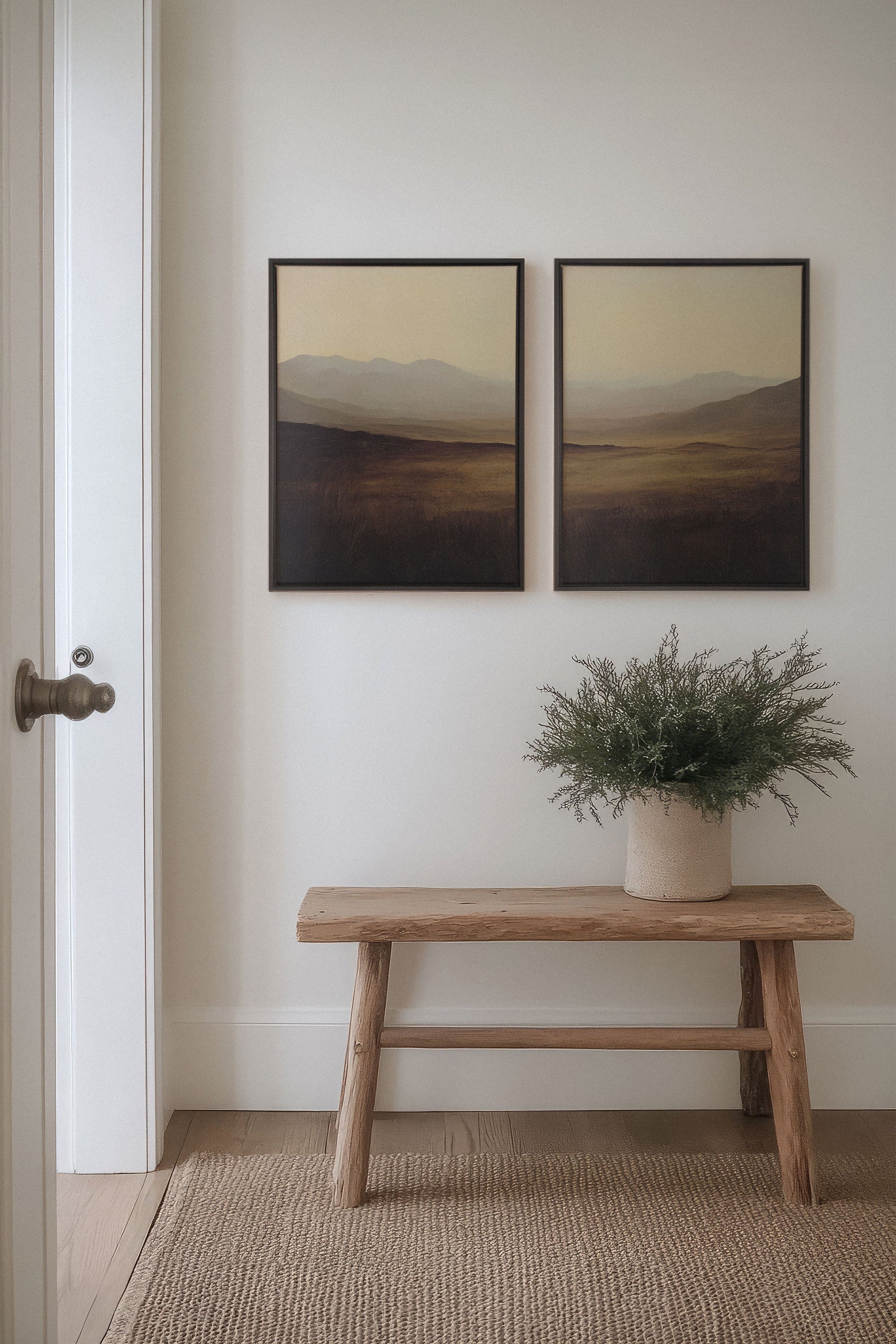 Distant Dreams Duo (2 Works on Stretched Canvas)