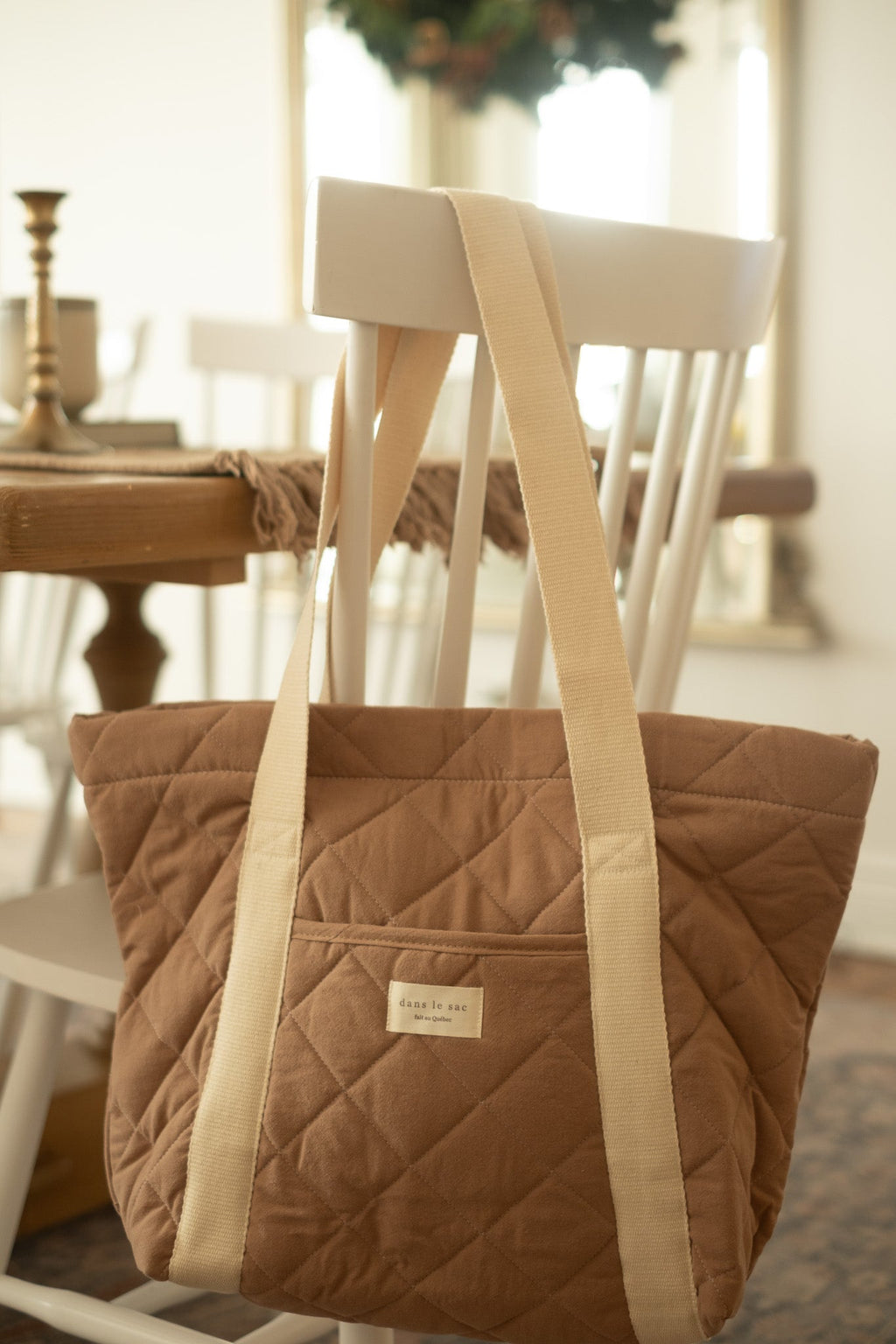 Quilted Tote Bag for Everyday Use