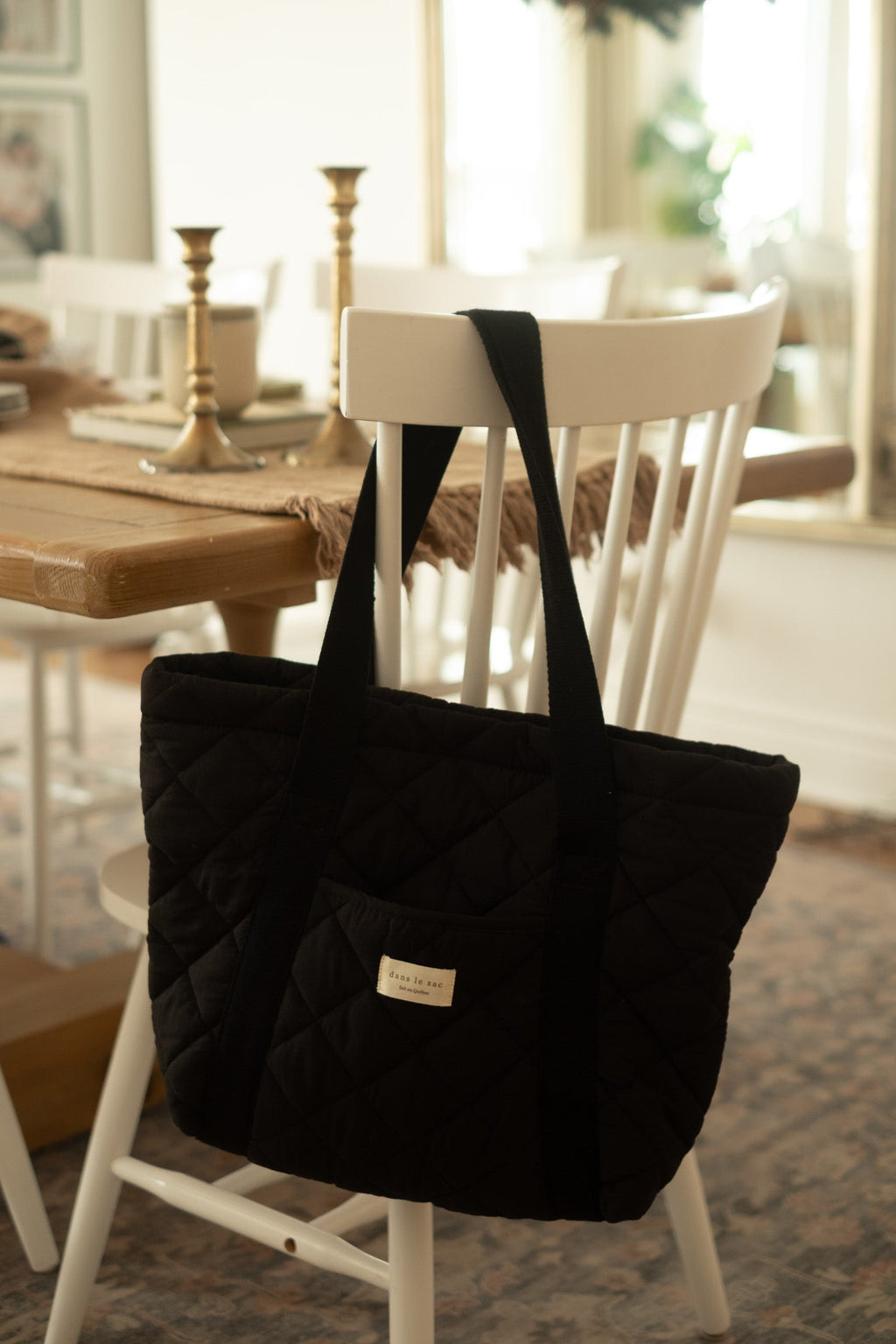 Quilted Tote Bag for Everyday Use