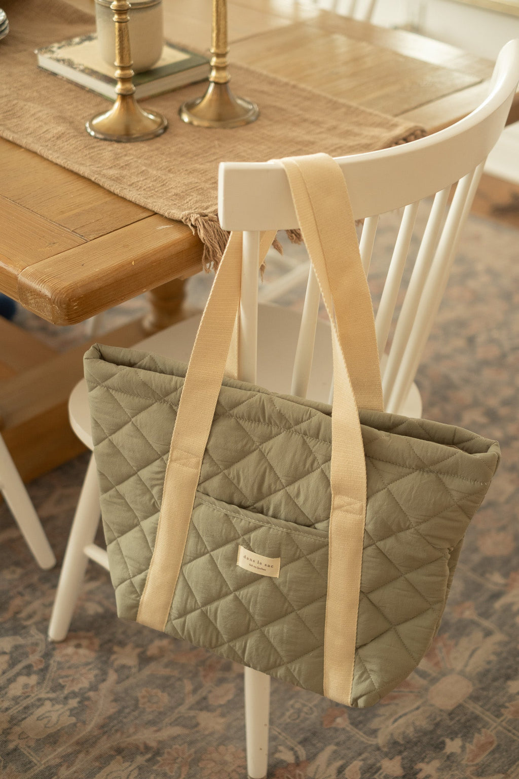 Quilted Tote Bag for Everyday Use