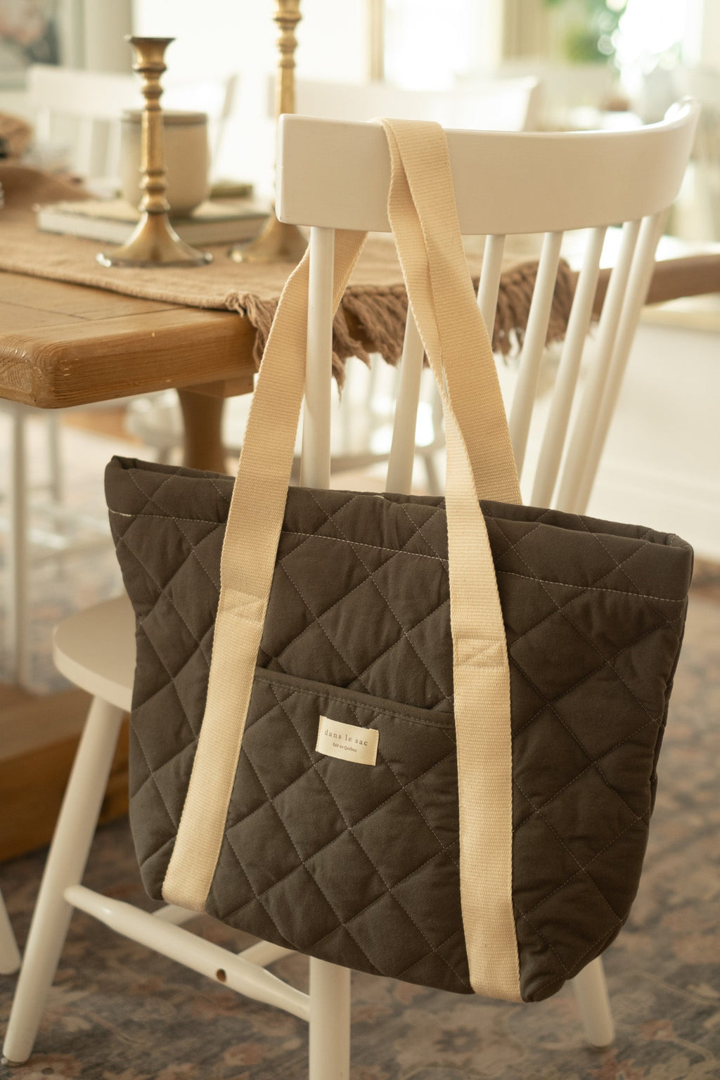 Quilted Tote Bag for Everyday Use
