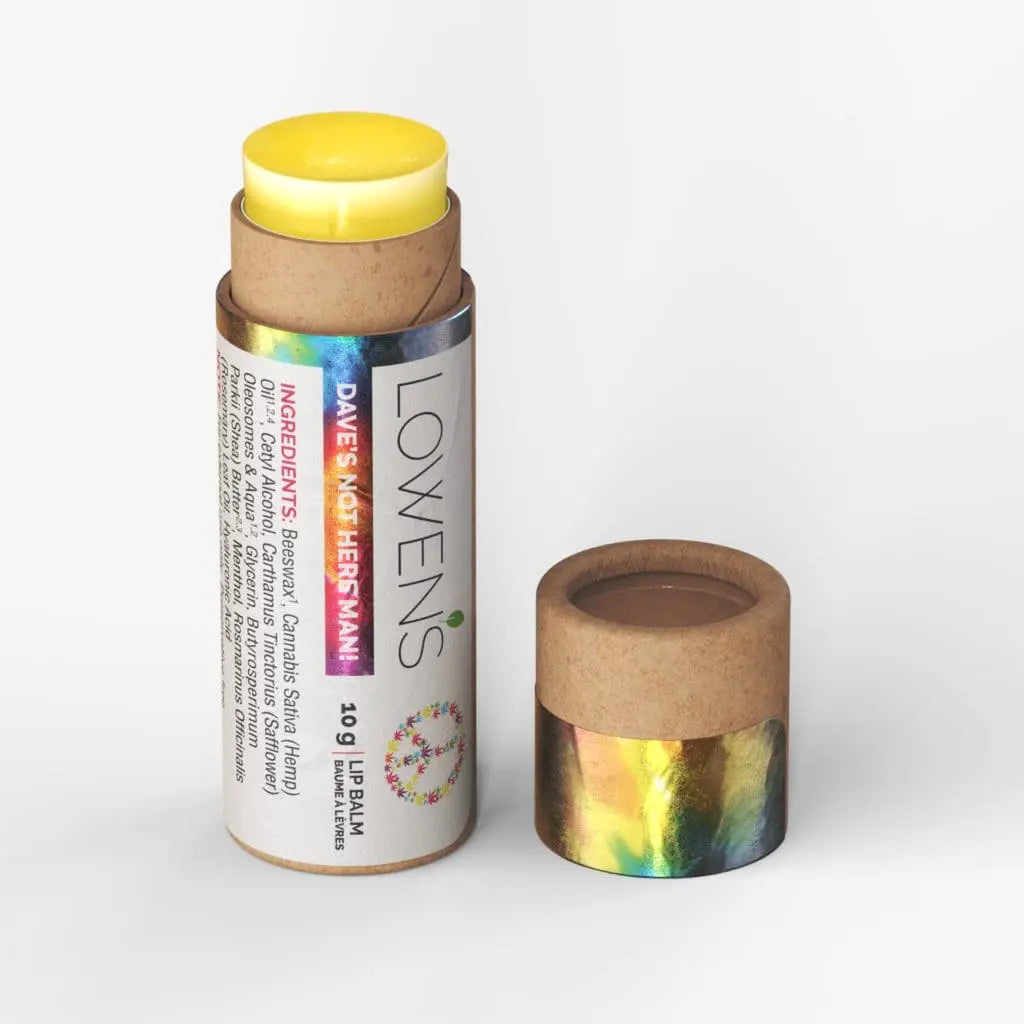 Dave n'est pas là ! Baume à lèvres aux graines de chanvre