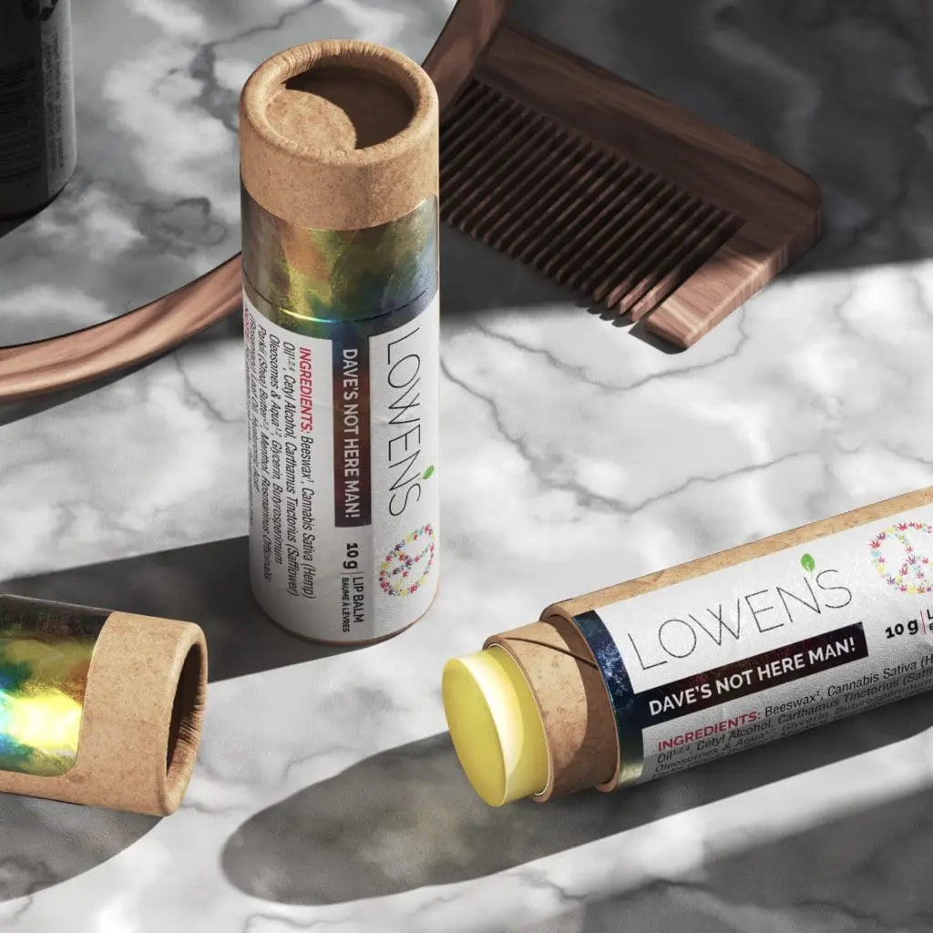 Dave n'est pas là ! Baume à lèvres aux graines de chanvre