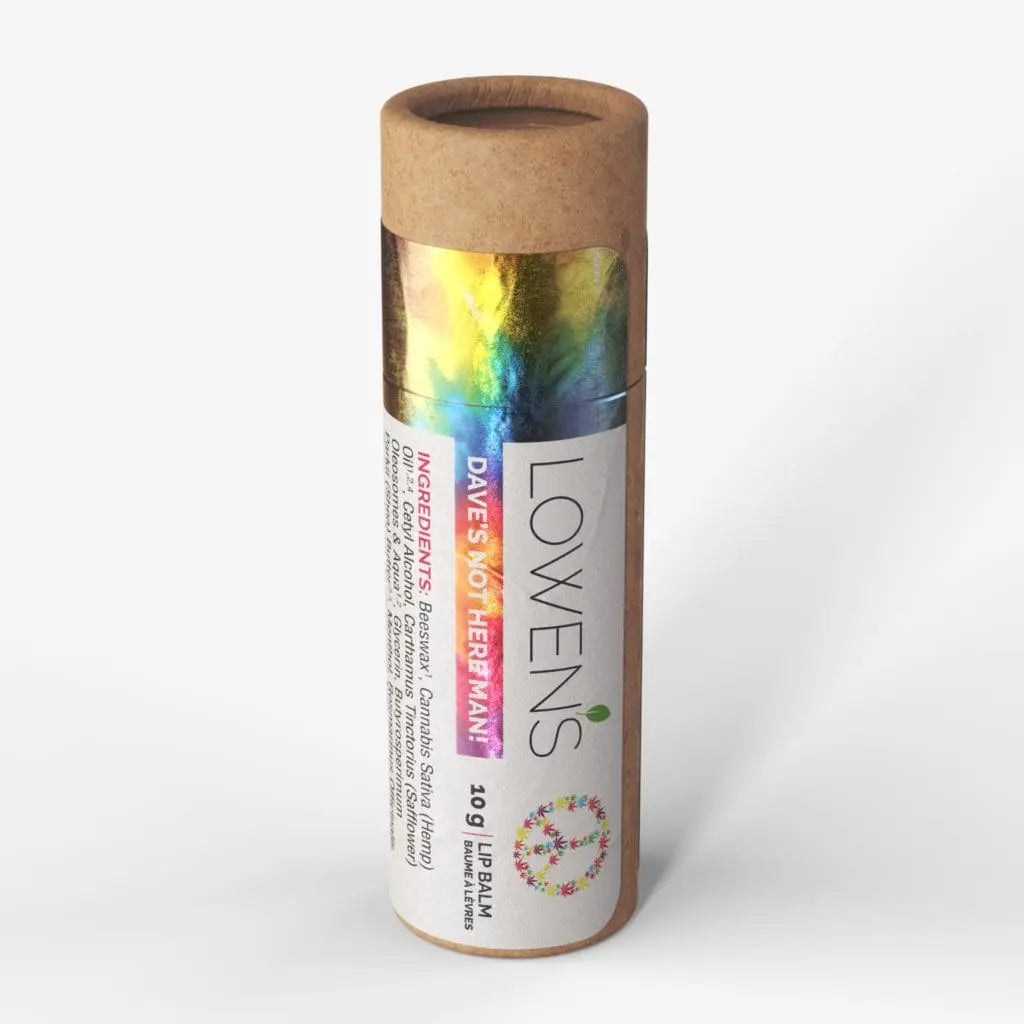 Dave n'est pas là ! Baume à lèvres aux graines de chanvre